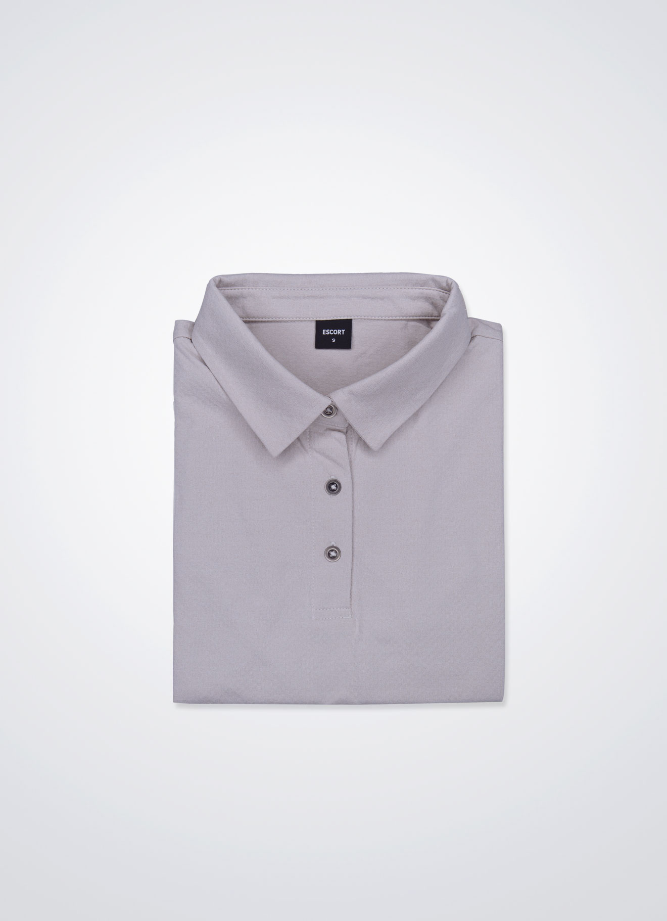 Crystal-Gray by Short-Sleeve Polo Shirt