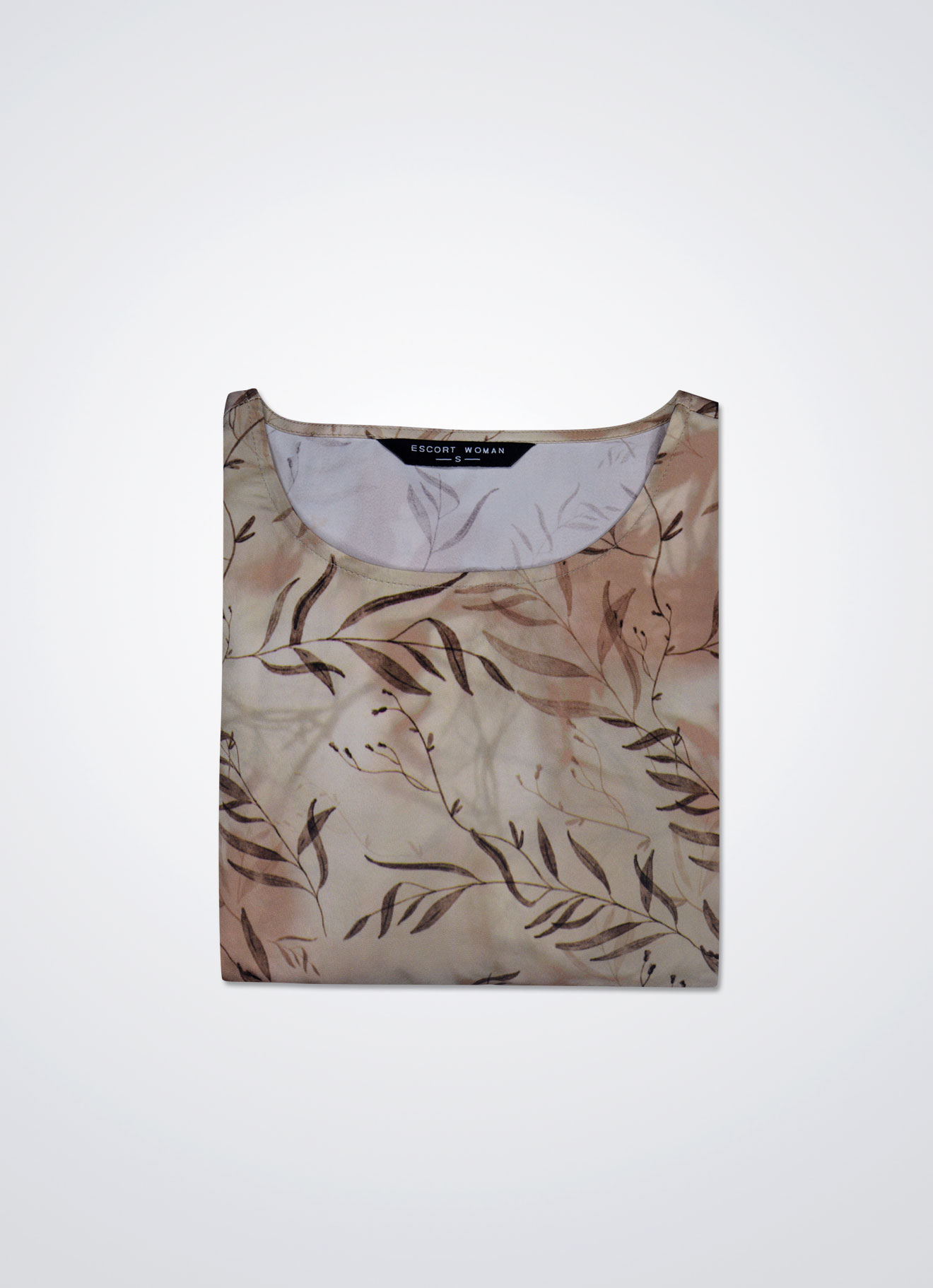 Cuban-Sand by Printed Dress with Belt