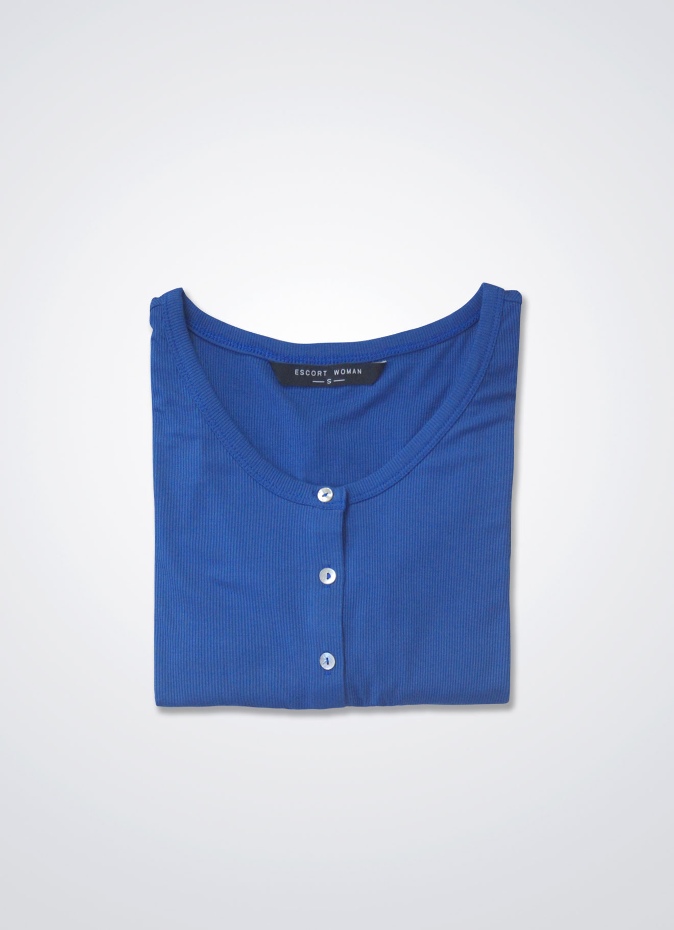Dark-Blue by Long-sleeved Blouse