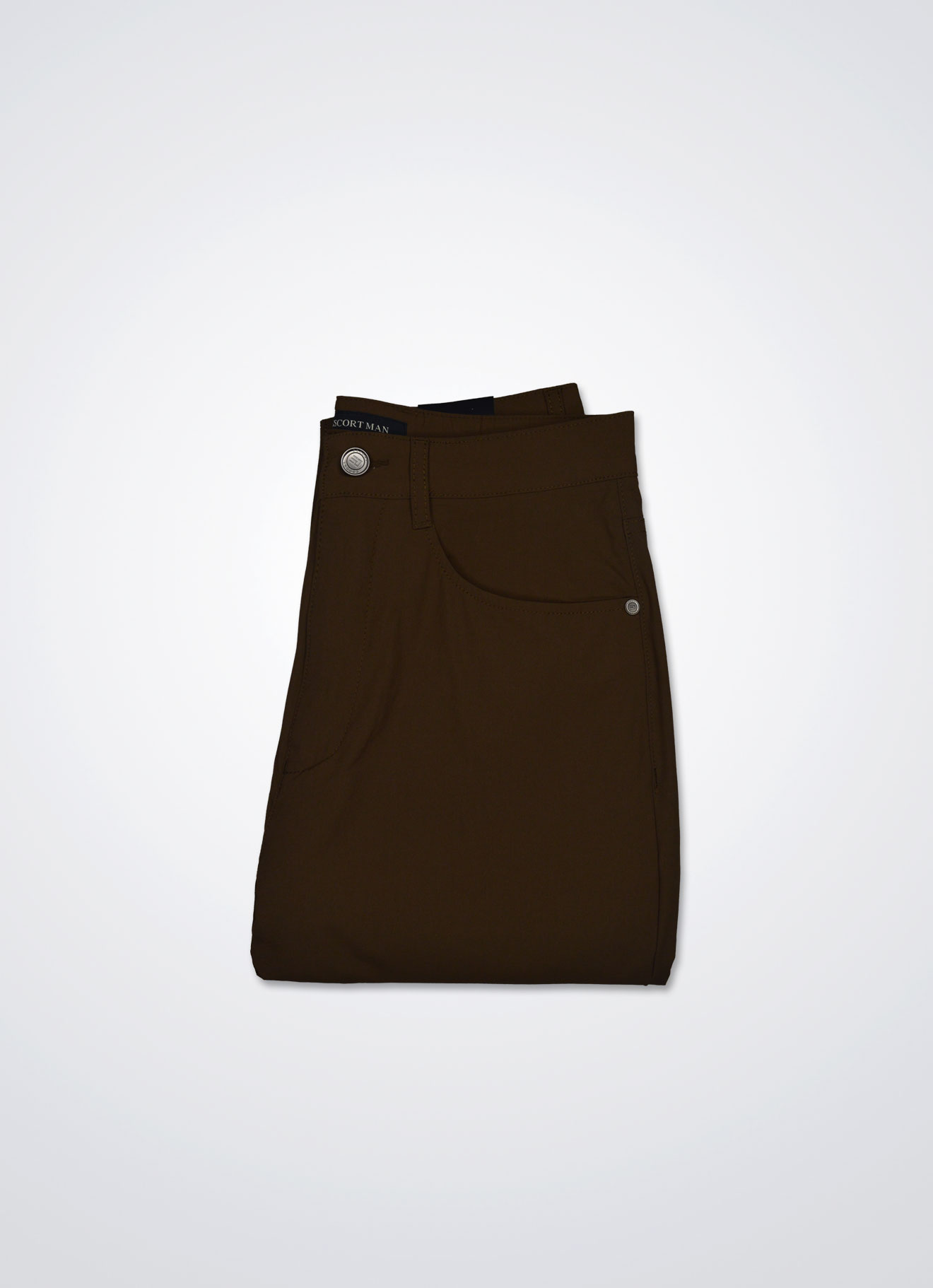Dark-Brown by Straight-leg Pants