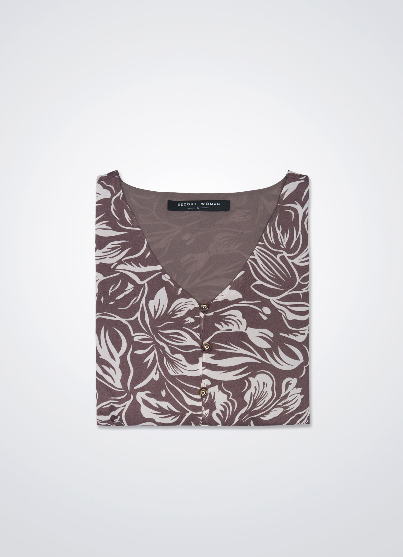 Deauville-Mauve by V-Neck Blouse