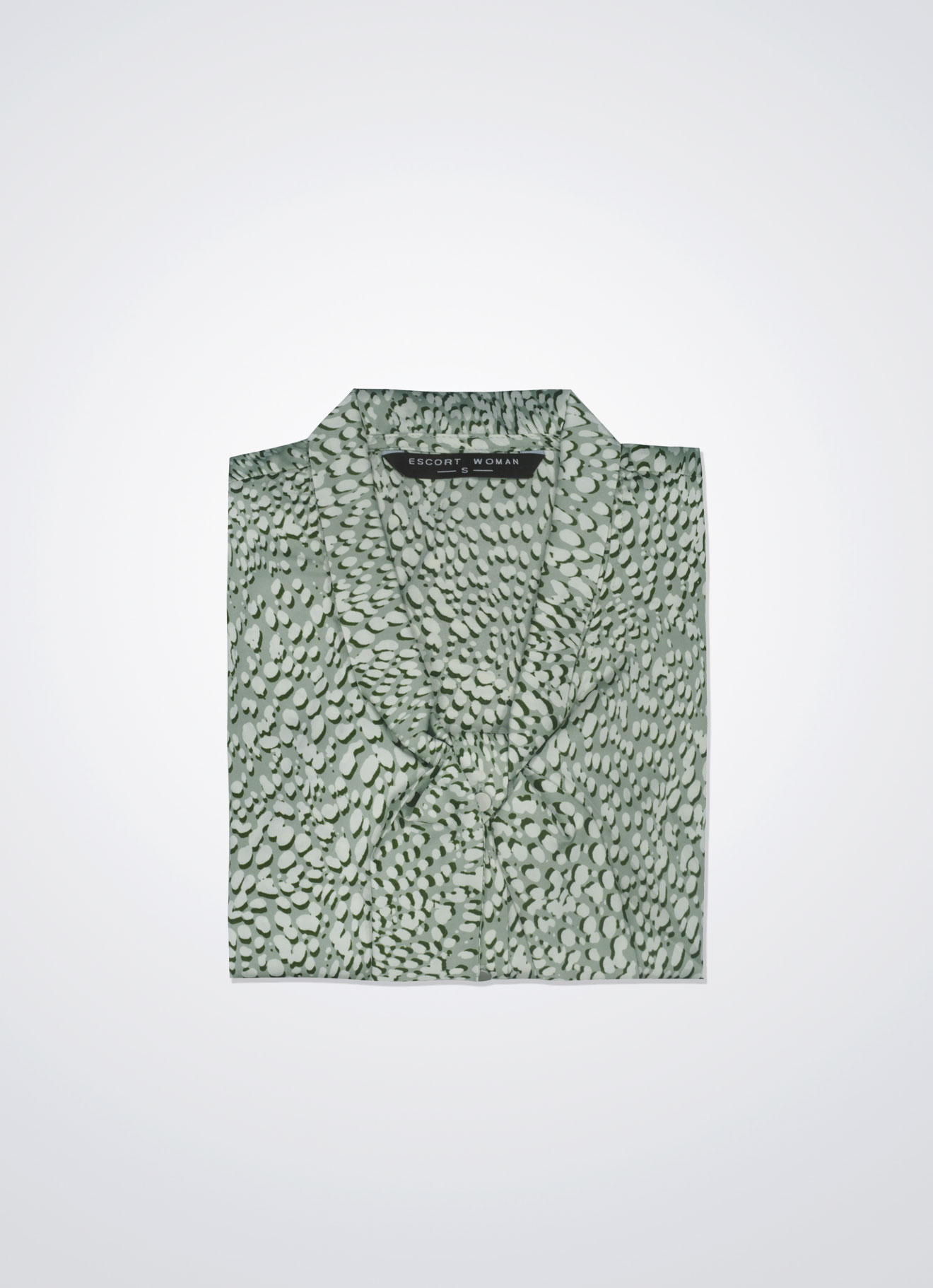 Desert-Sage by Printed Blouse