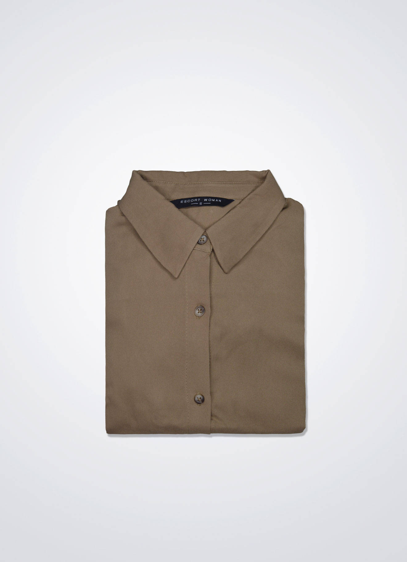 Dijon by Shirt Collar Dress with Belt