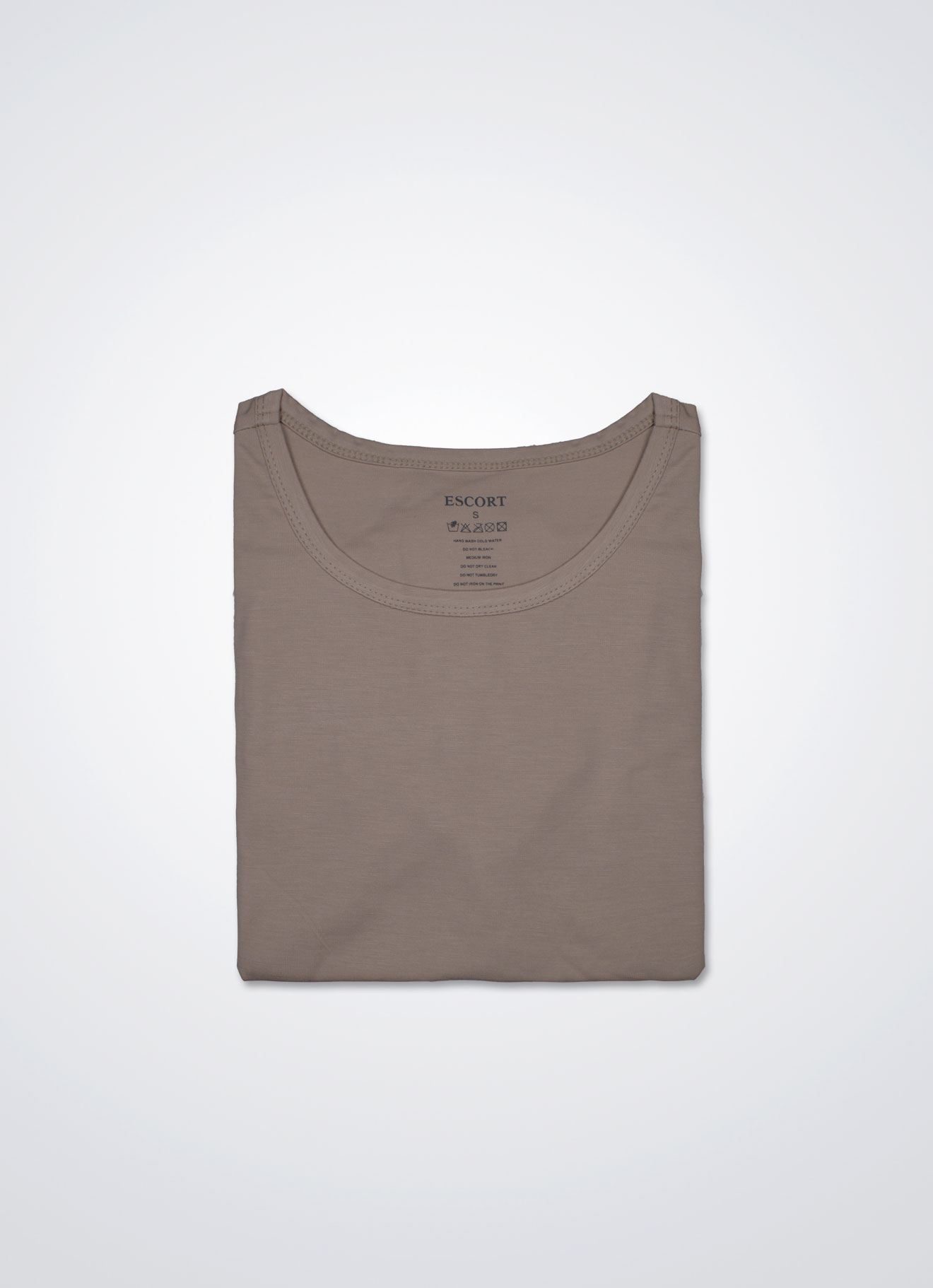 Doeskin by Round-Neck Blouse