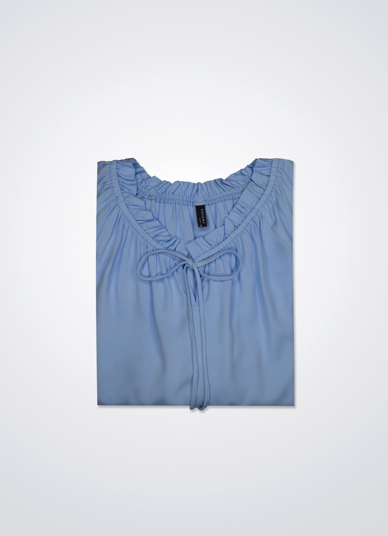 Dream-Blue by Tie Neck Top