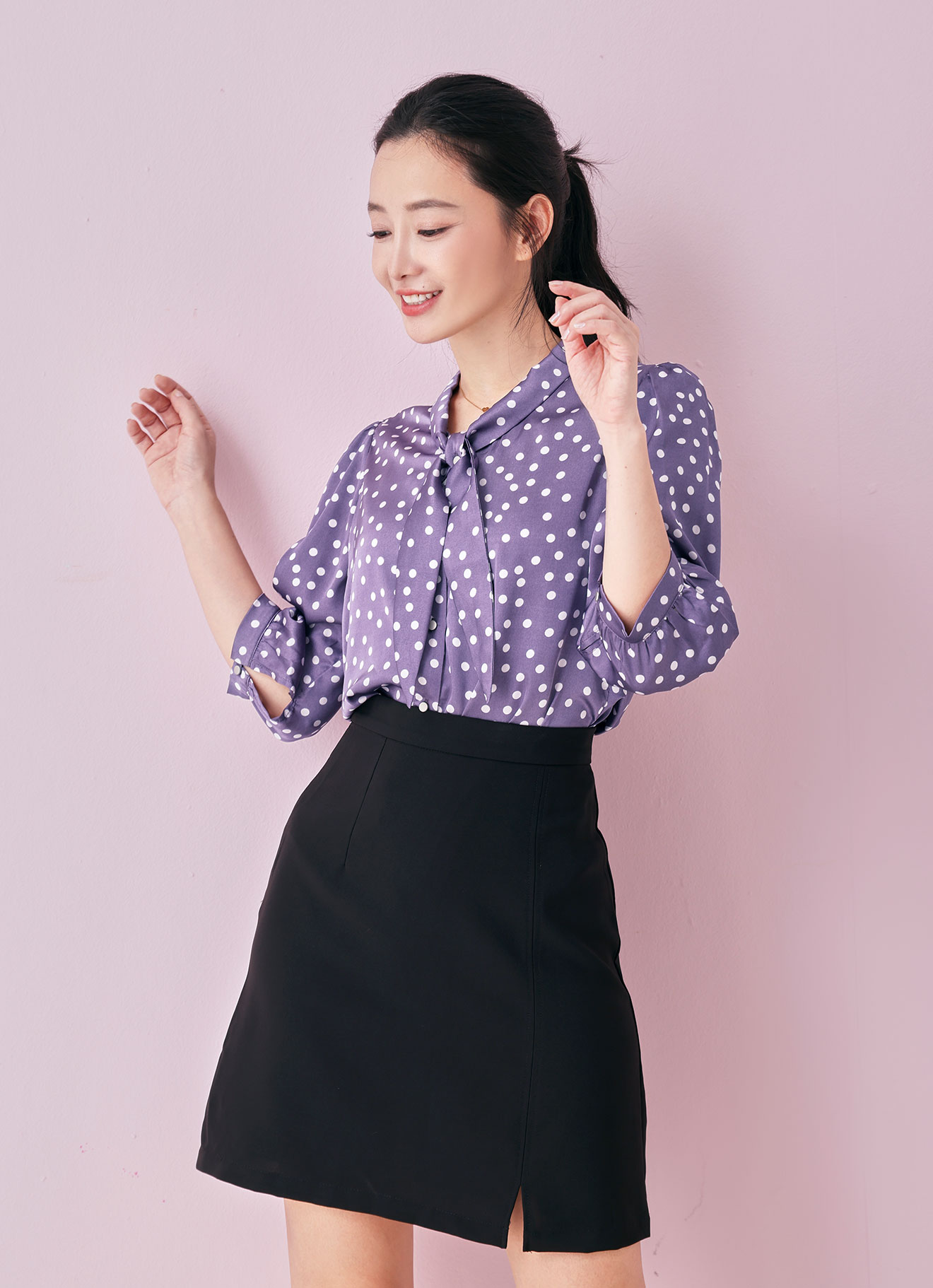 Dusk by Printed Blouse