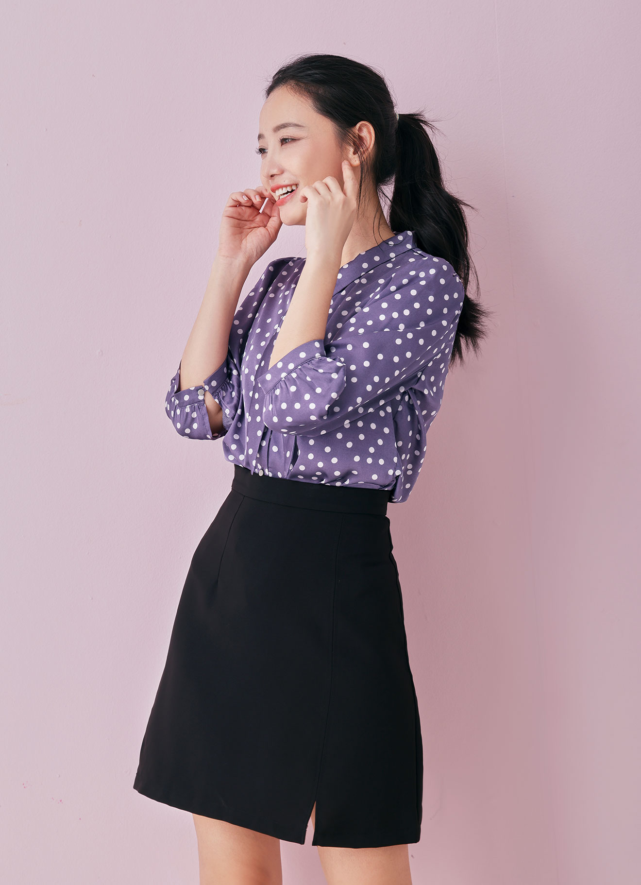 Dusk by Printed Blouse