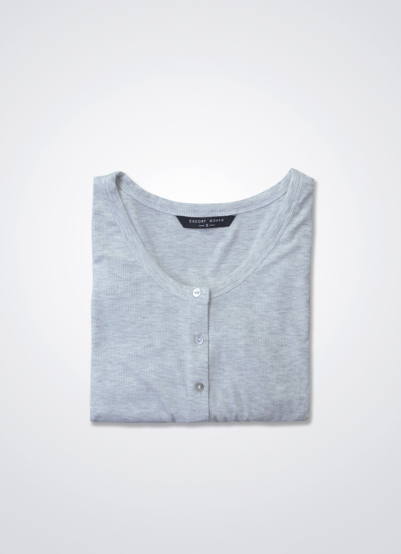 Egret by Long-sleeved Blouse
