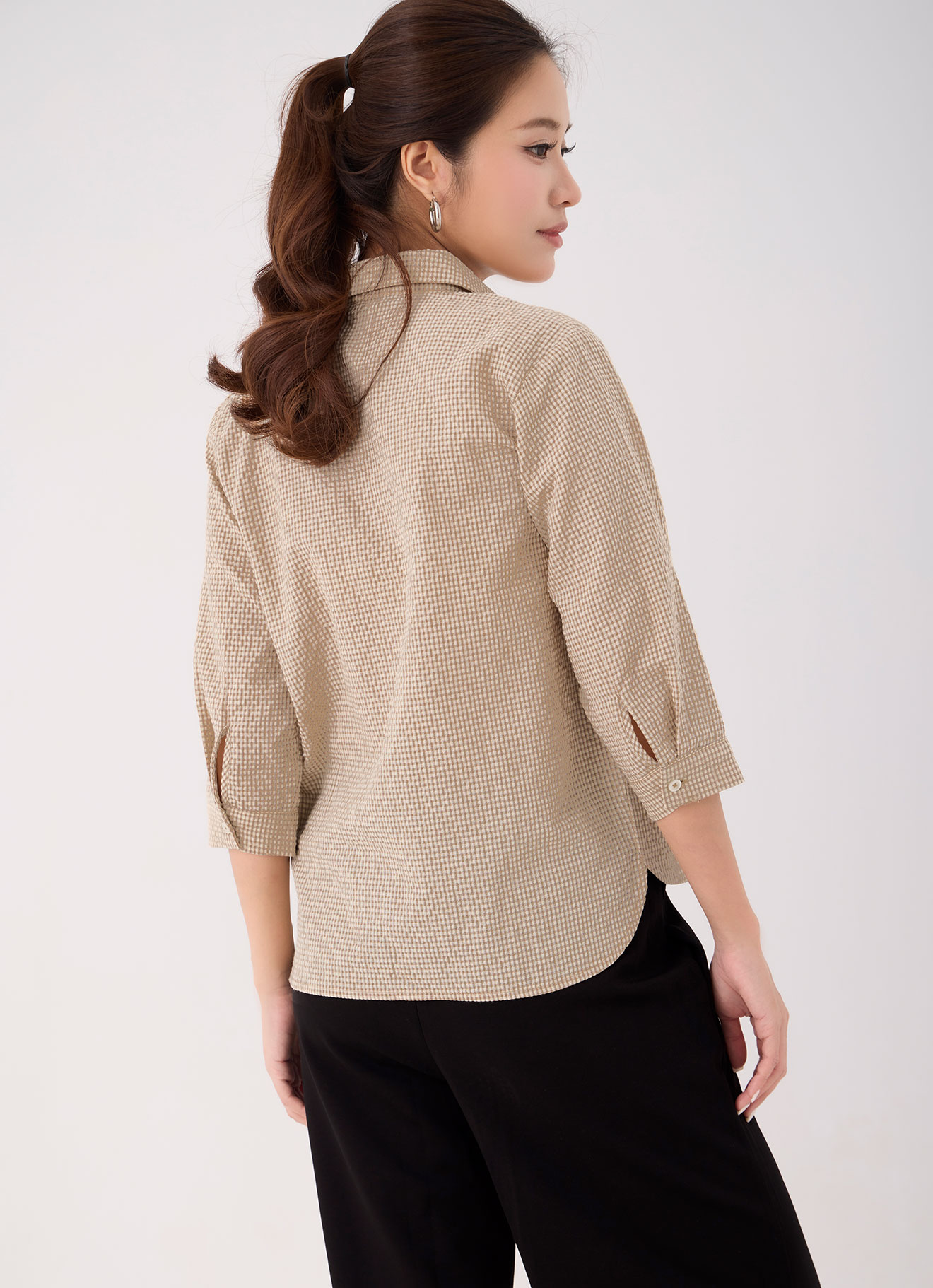 Fall-Leaf by Shirt Collor Top
