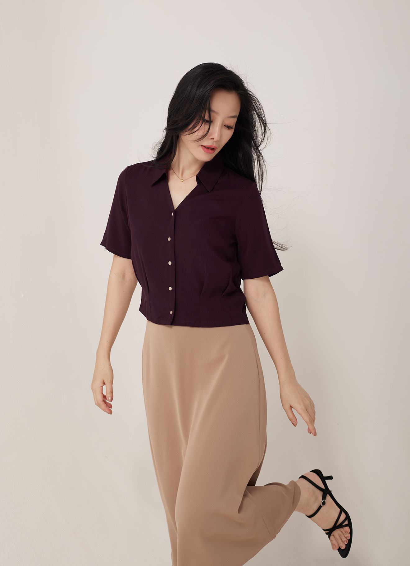 Fig by Sleeve Blouse