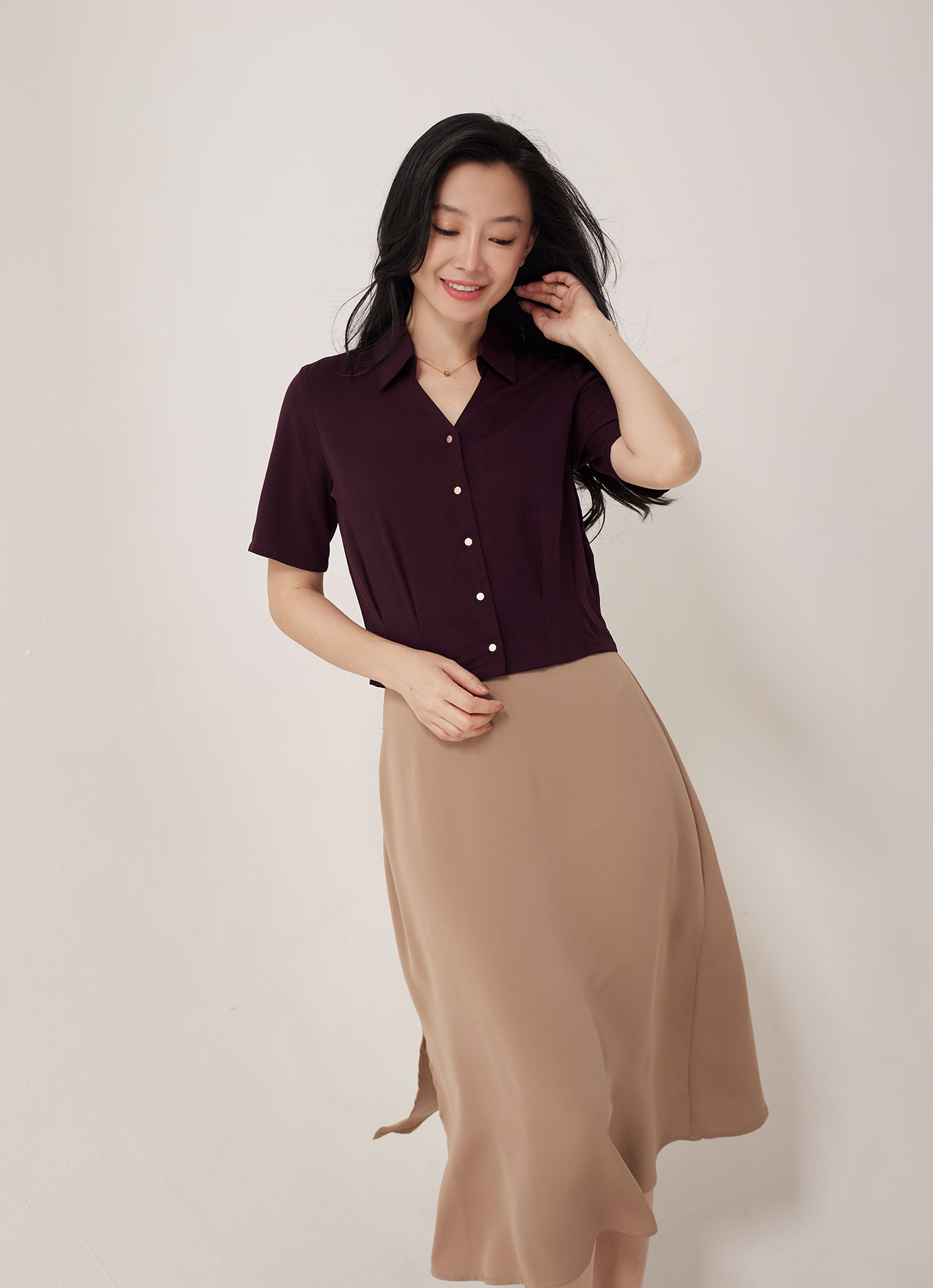 Fig by Sleeve Blouse