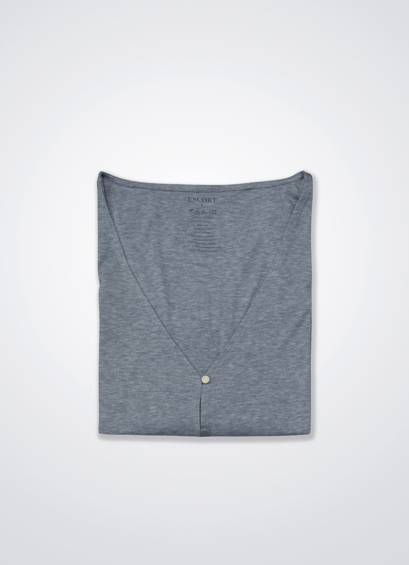 Flint-Gray by V-Neck Top