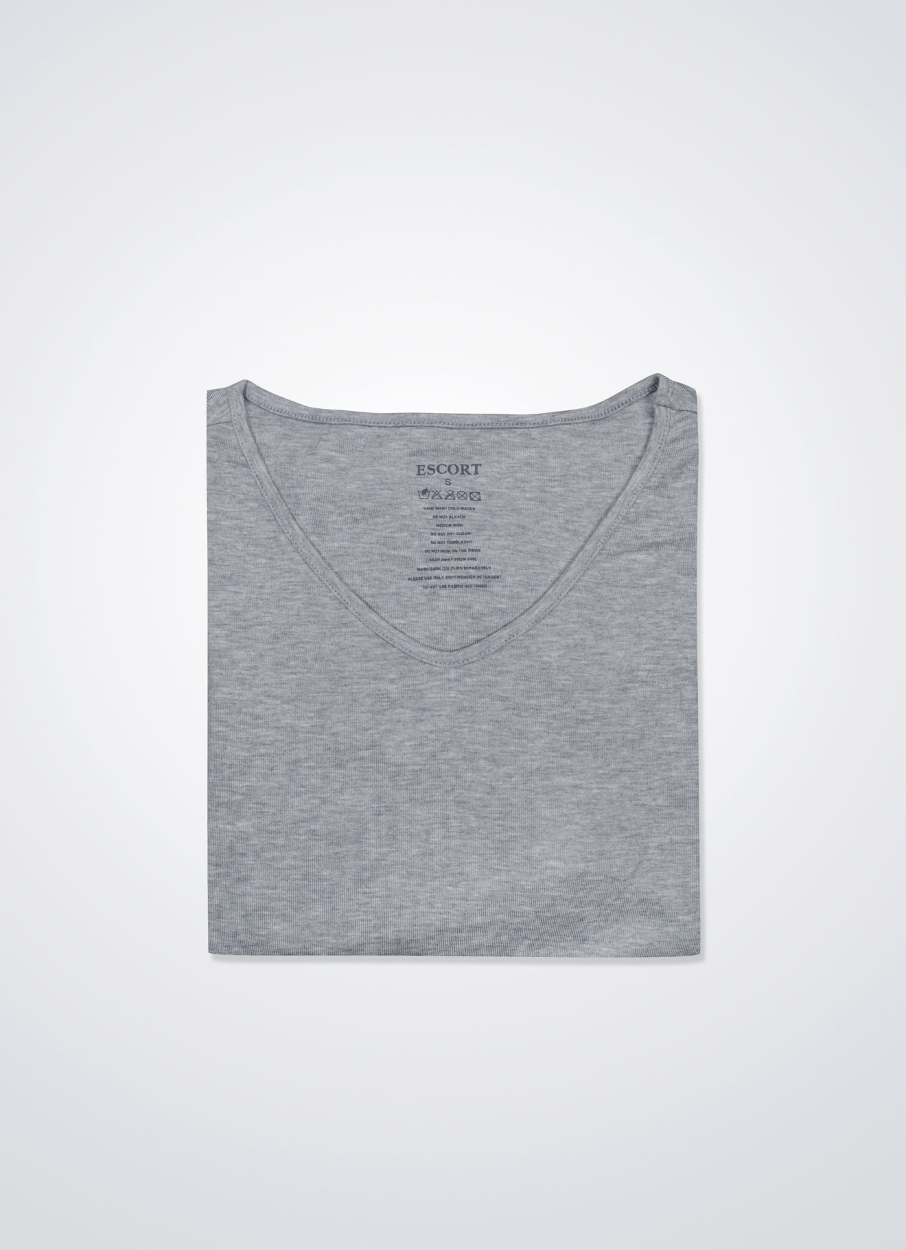 Flint-Gray by V-Neck Top