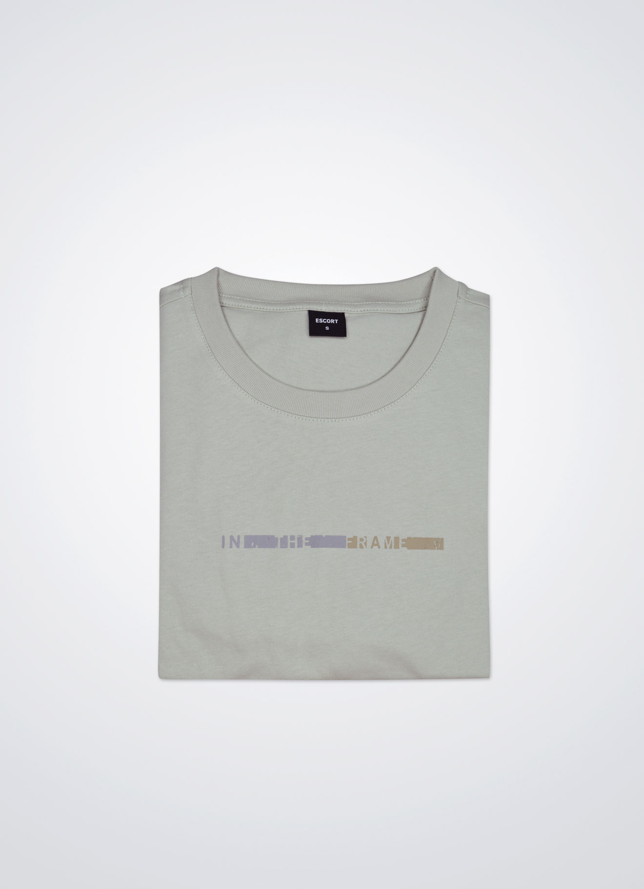 Fog-Green by Printed T-Shirt