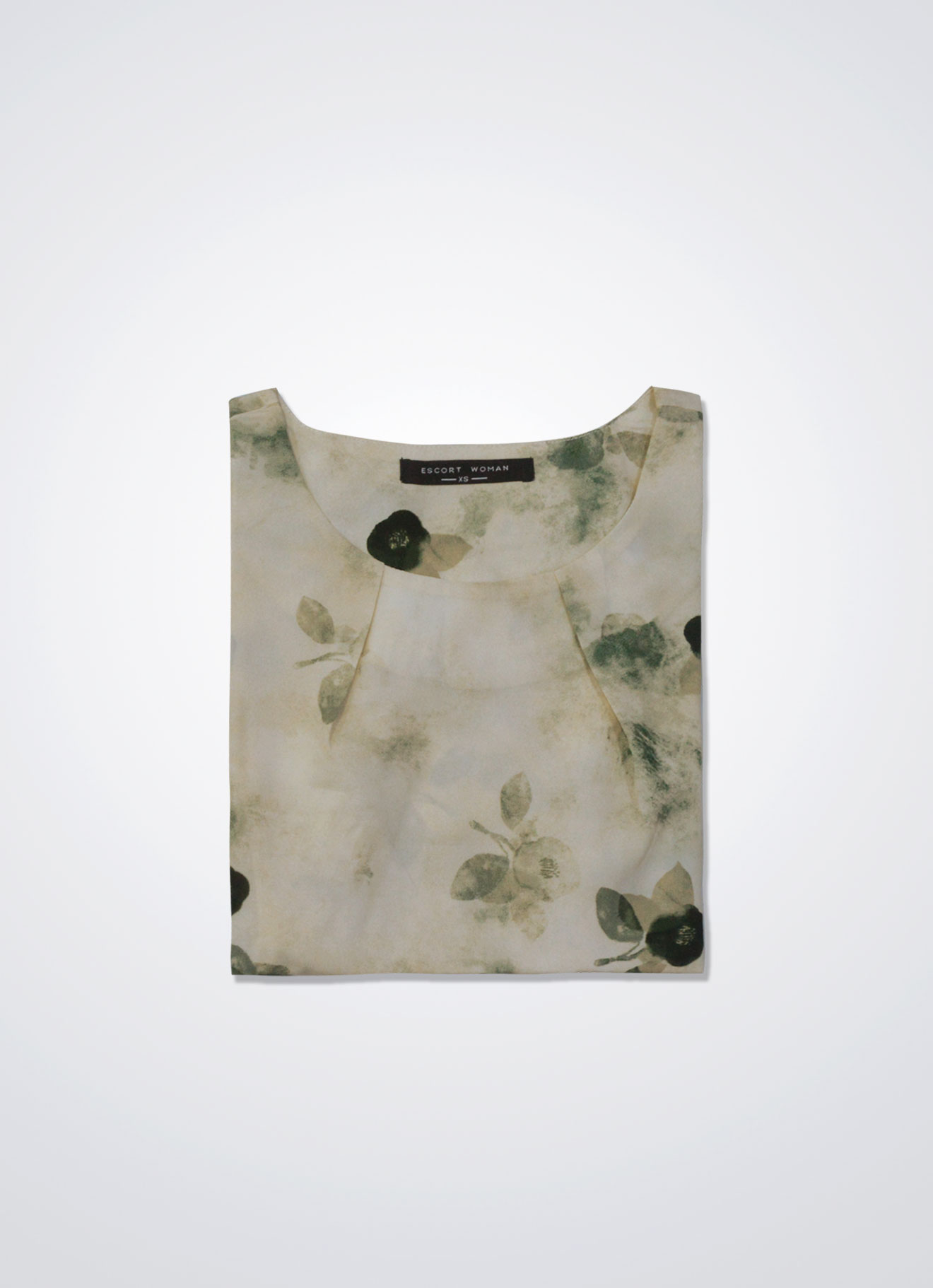 Foliage-Green by Sleeve Blouse