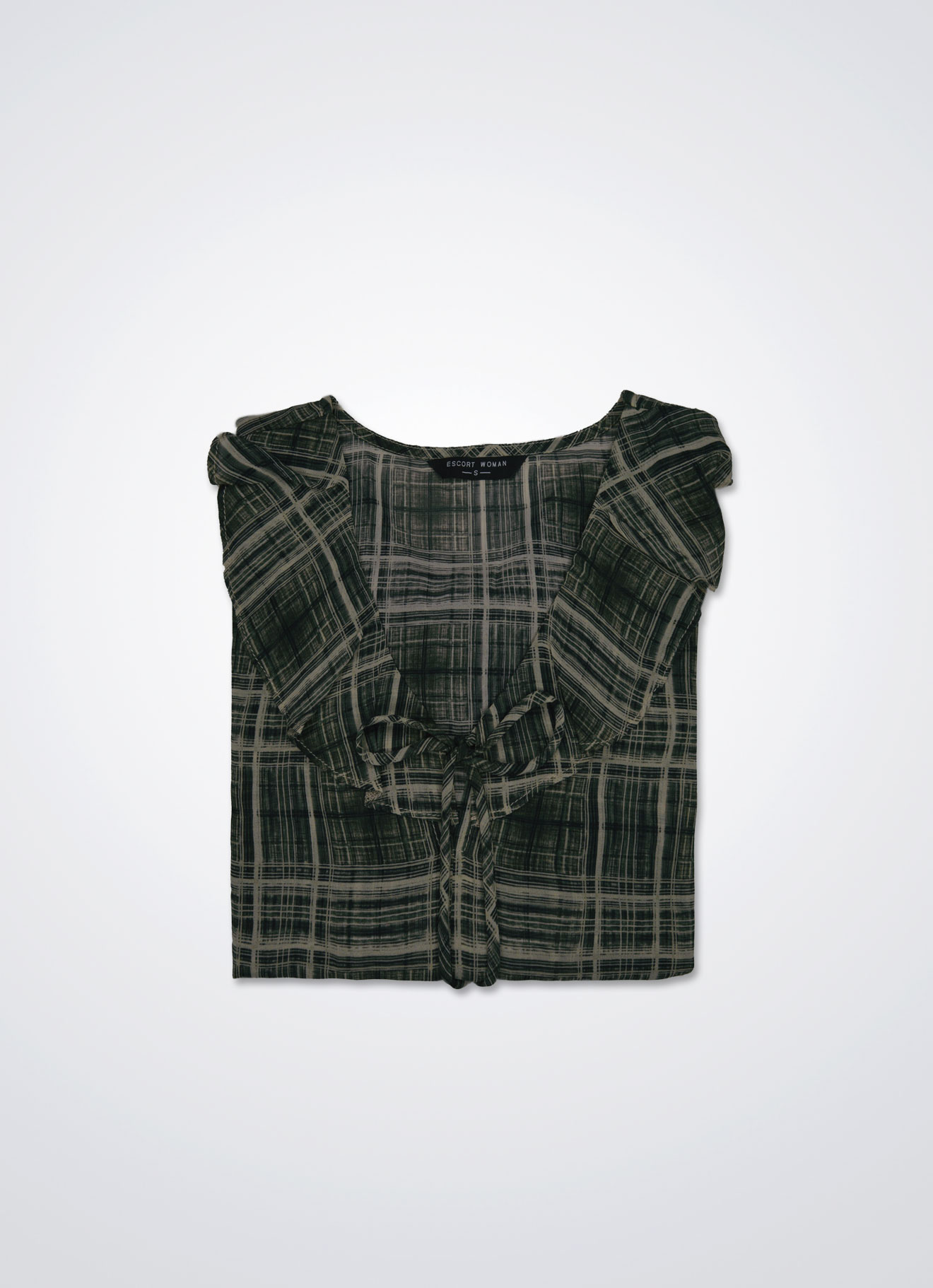 Forest-Night by Sleeve Blouse