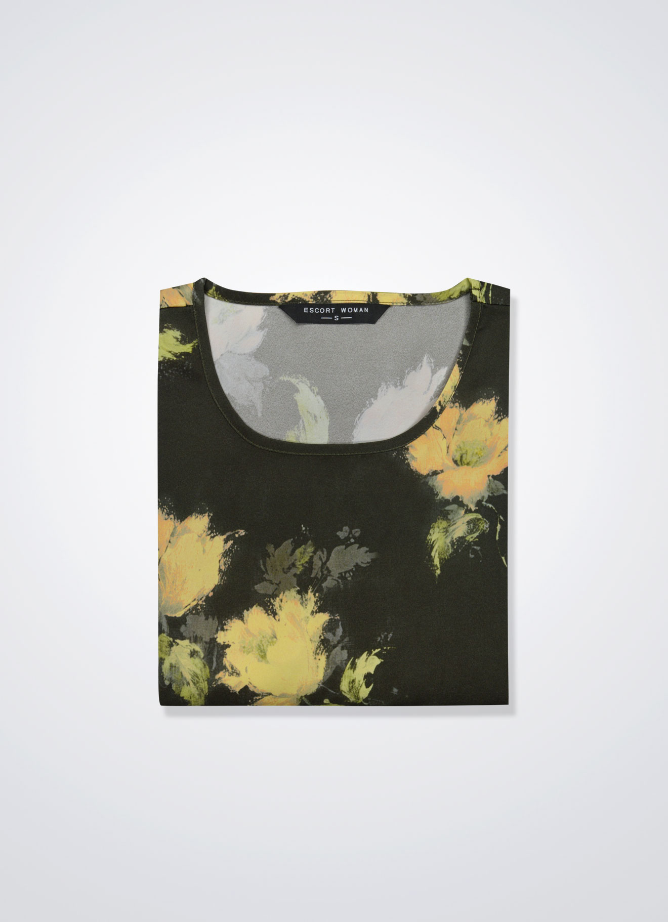 Forest-Night by Floral Printed Dress
