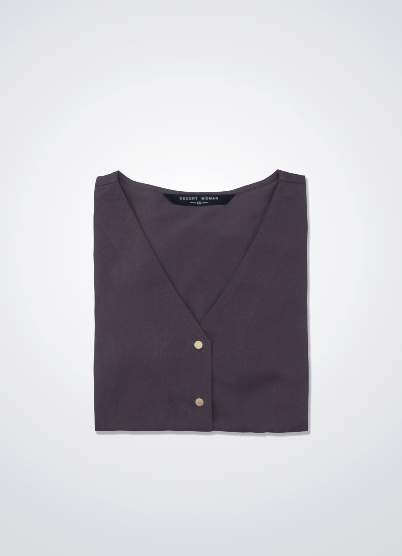 French-Roast by V-Neck Blouse