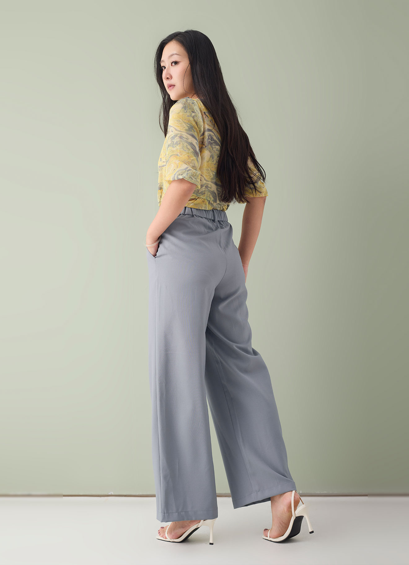 French-Vanilla by Pleated Blouse