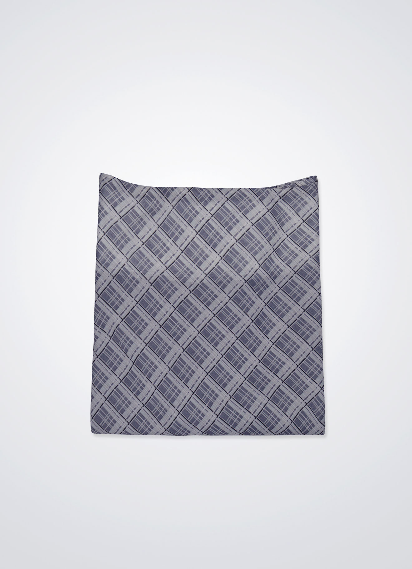 Frost-Gray by A-Line Maxi Skirt