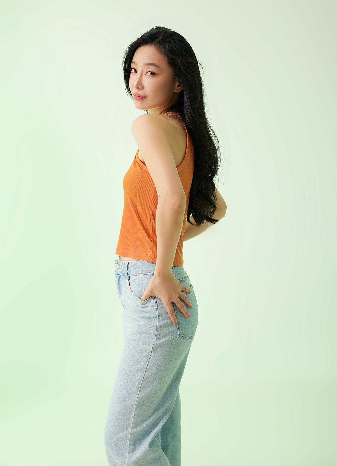Golden-Ochre  by Sleeveless Top
