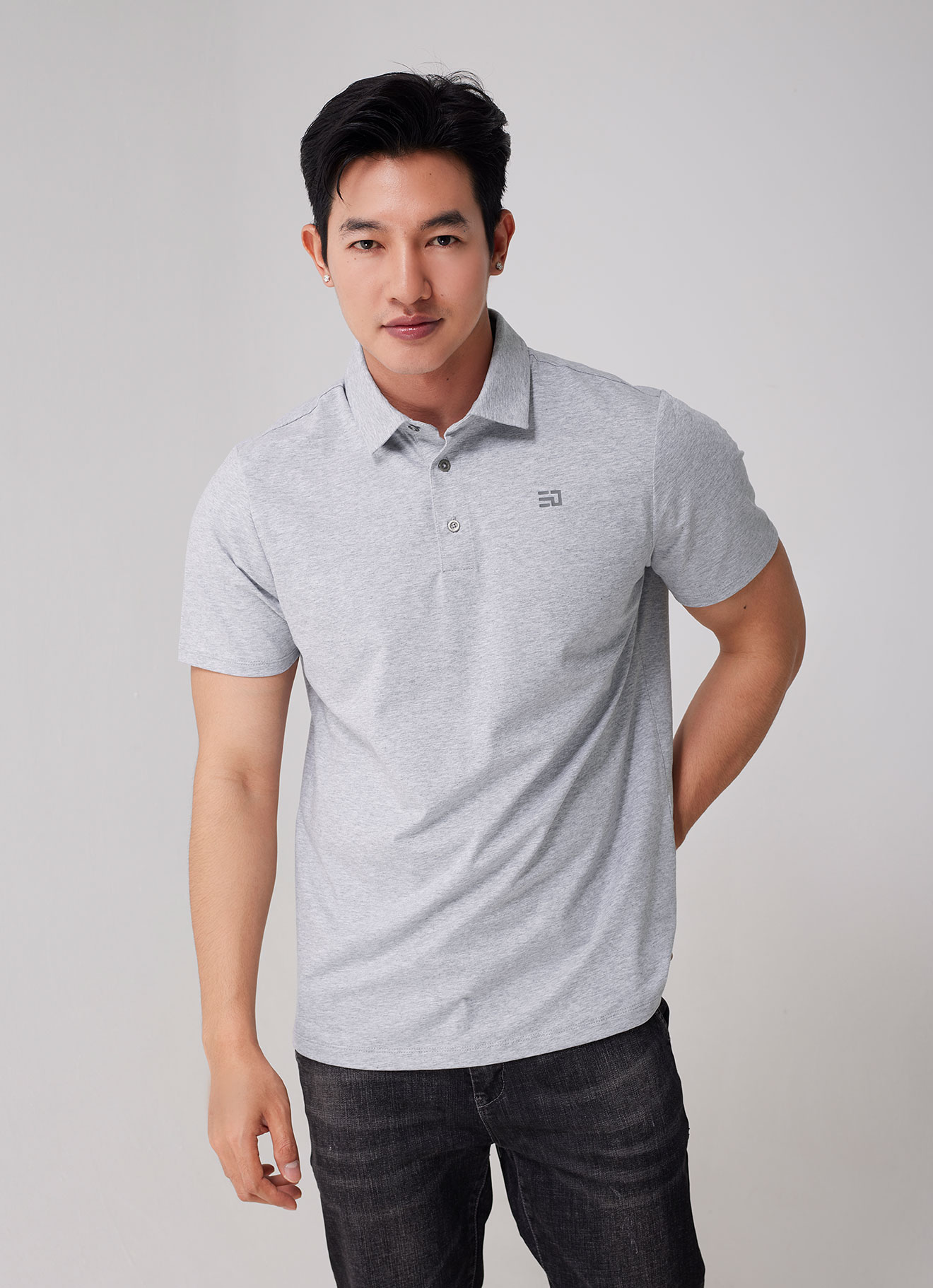 Gray-Violet by Polo Shirt