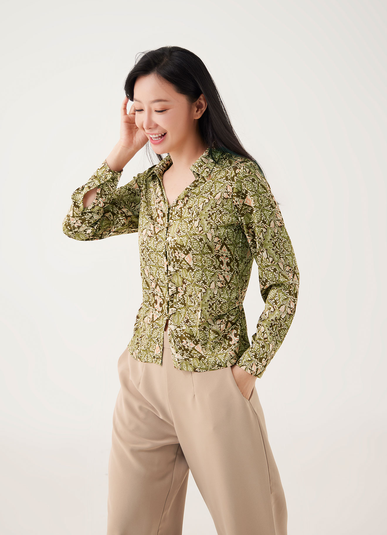Green-Olive by Shirt