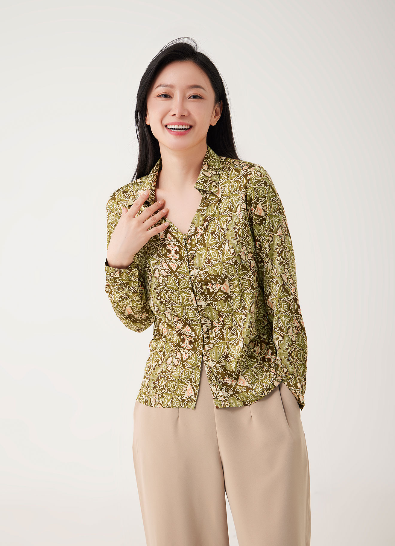 Green-Olive by Shirt