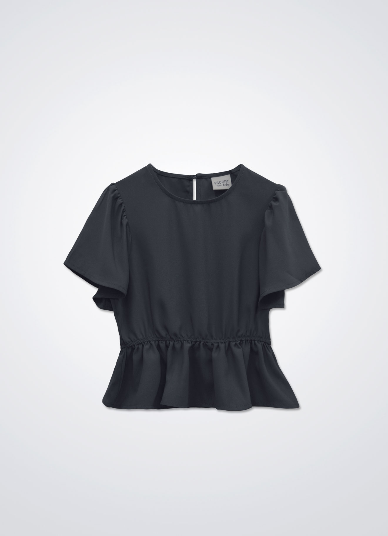 Gunmetal by Sleeve Blouse