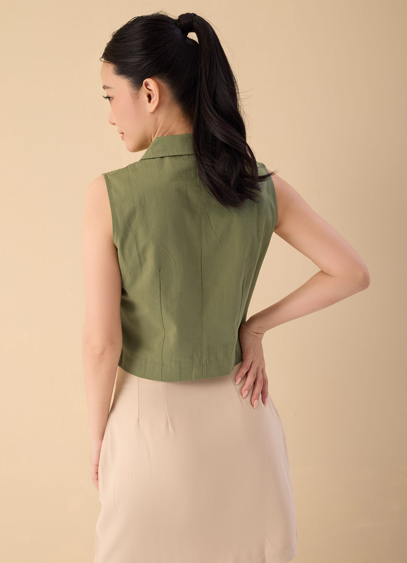 Iguana by Sleeveless Top