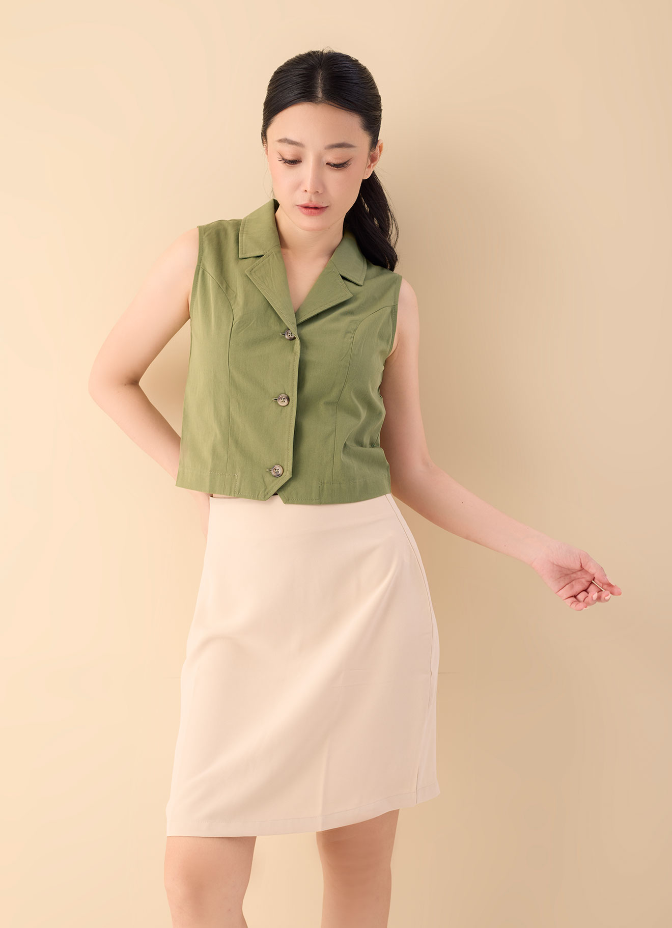 Iguana by Sleeveless Top