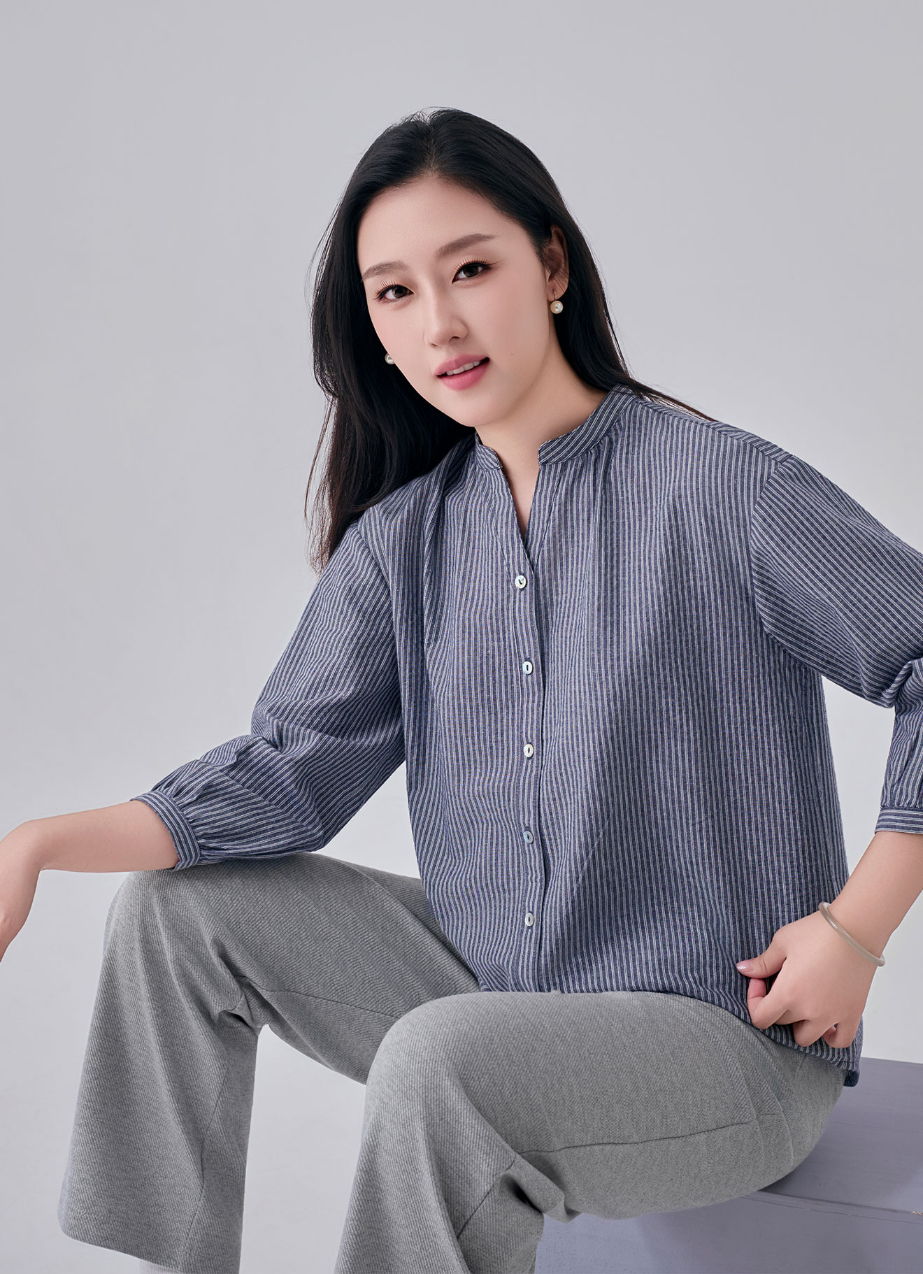 Insignia-Blue  by STRIPED BLOUSE