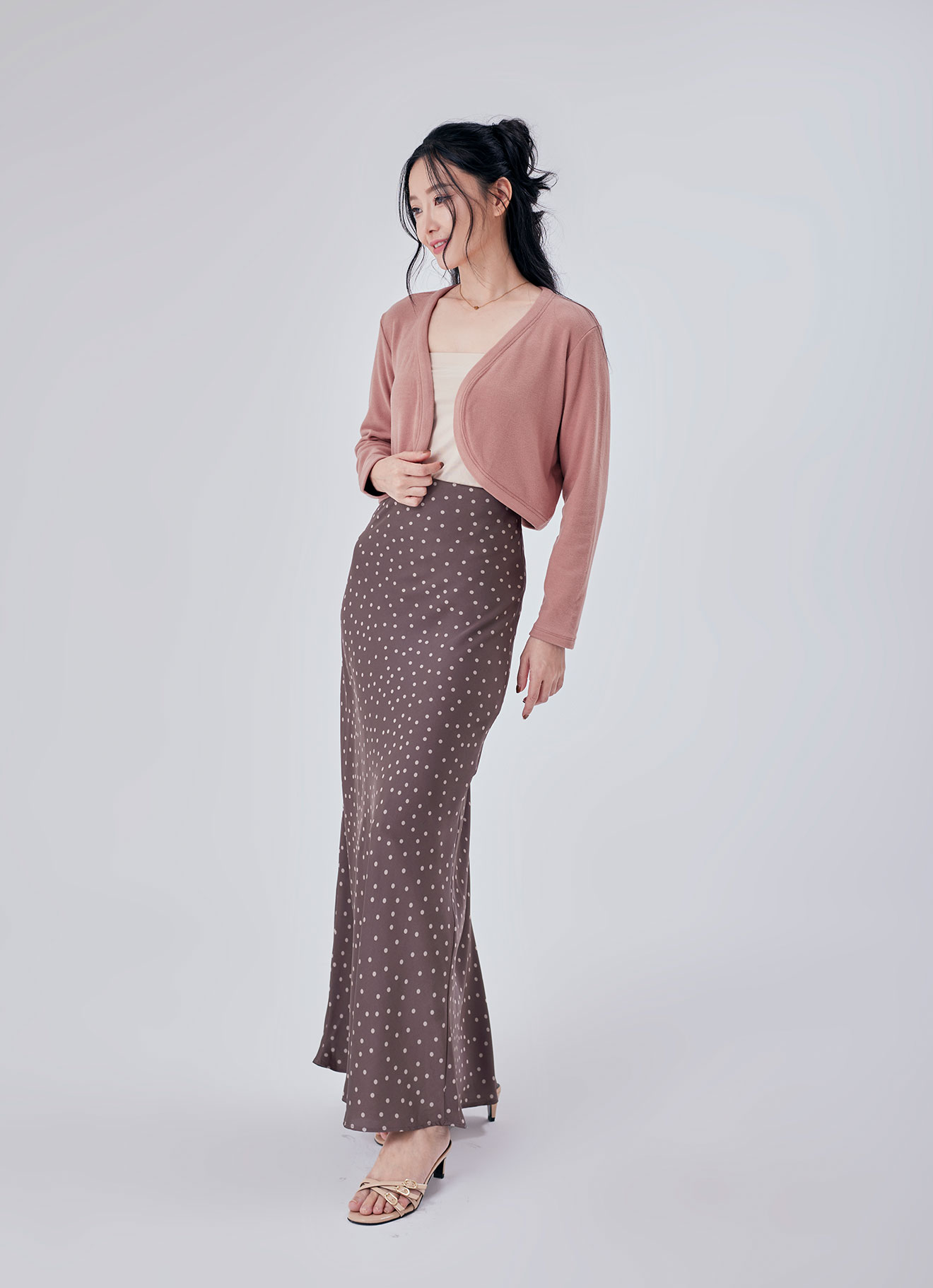 Iron by Printed Skirt