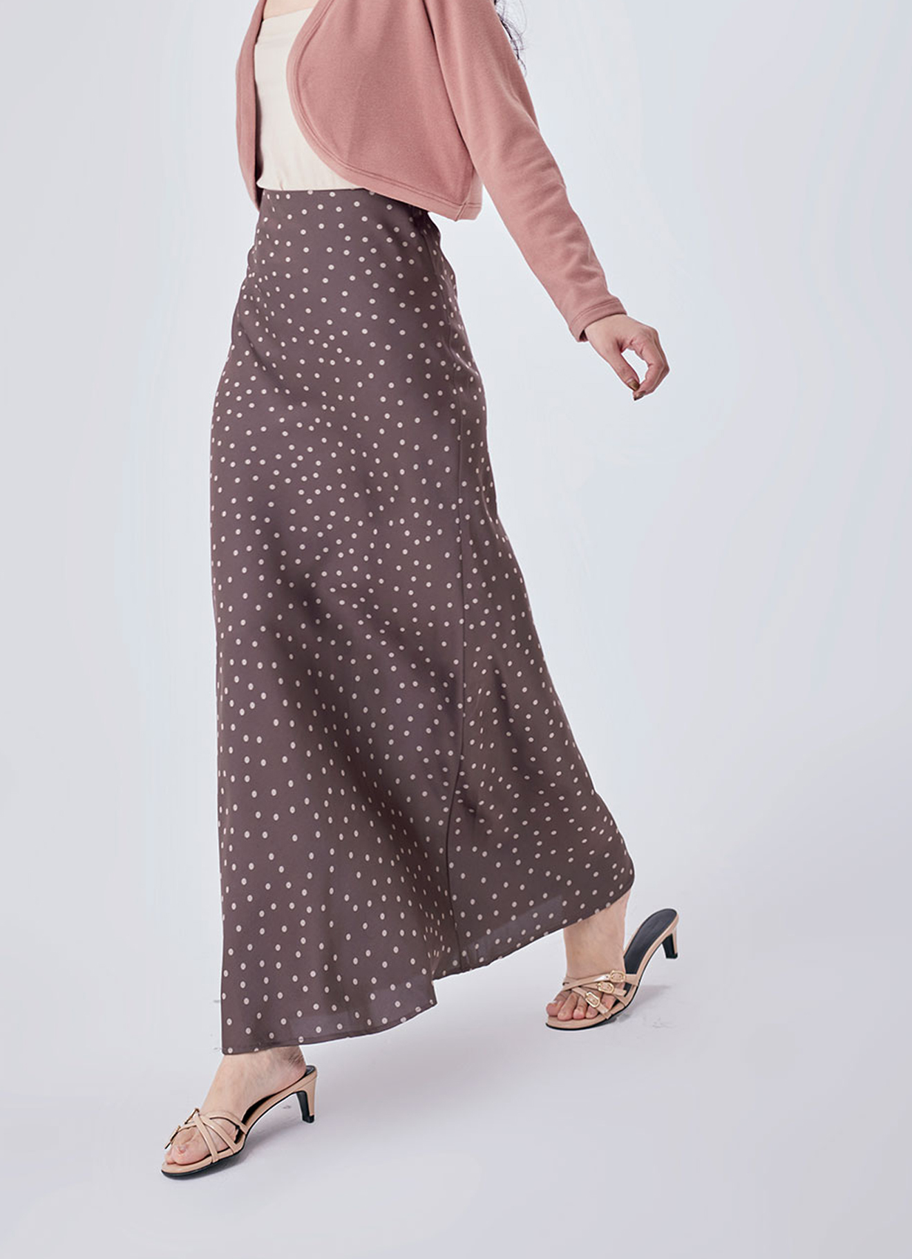 Iron by Printed Skirt