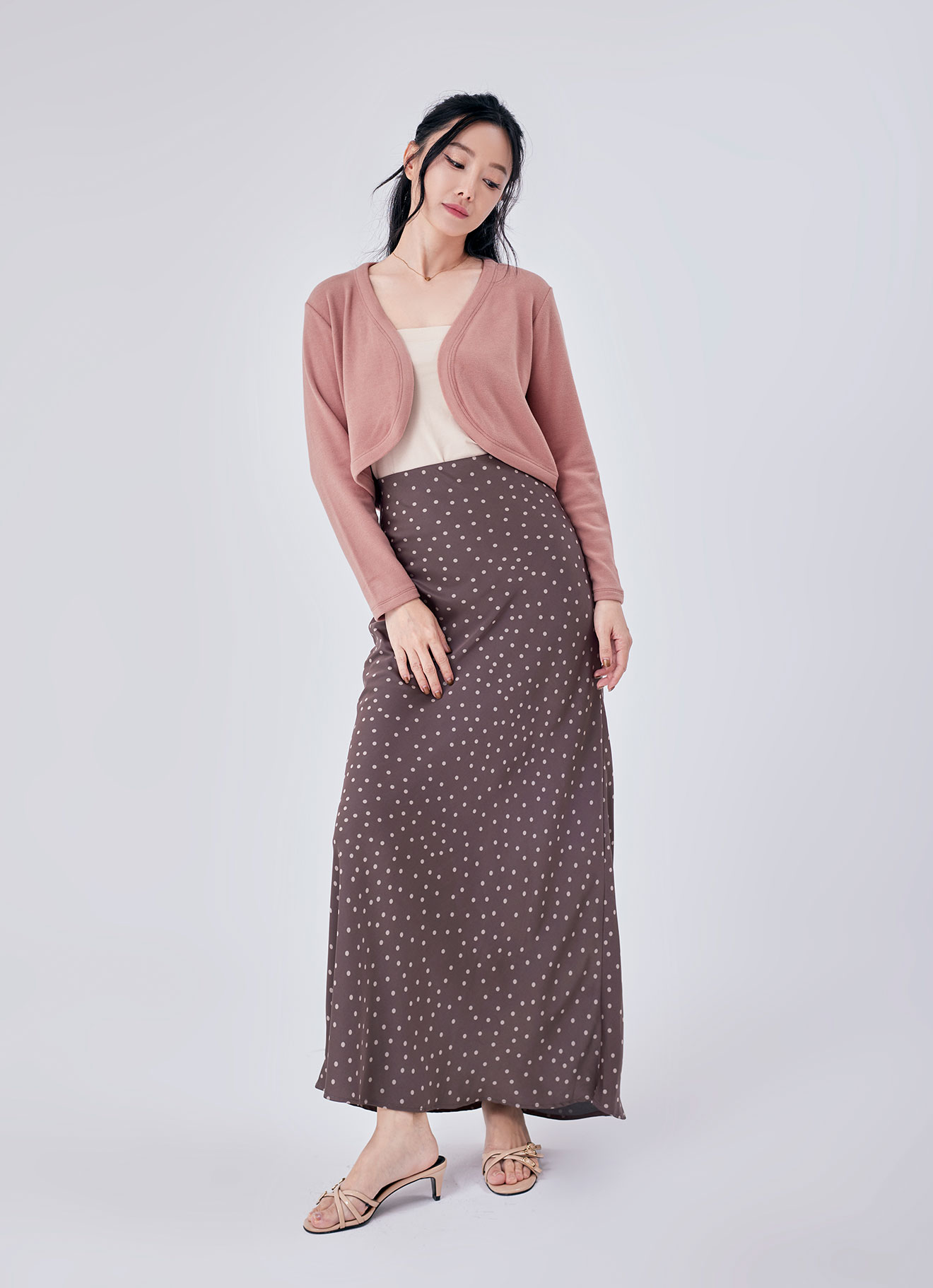 Iron by Printed Skirt