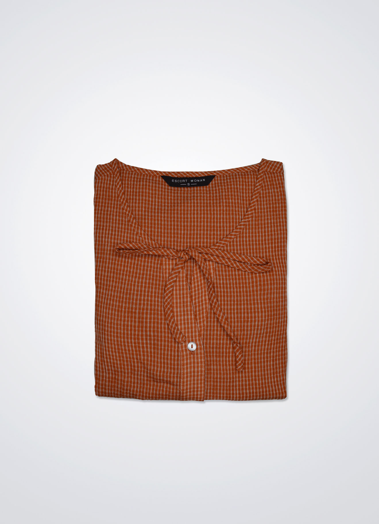 Jaffa-Orange by Sleeve Blouse