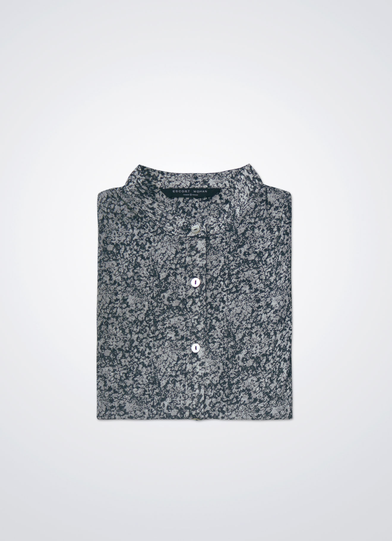 Jet-Black by Long-sleeved Blouse