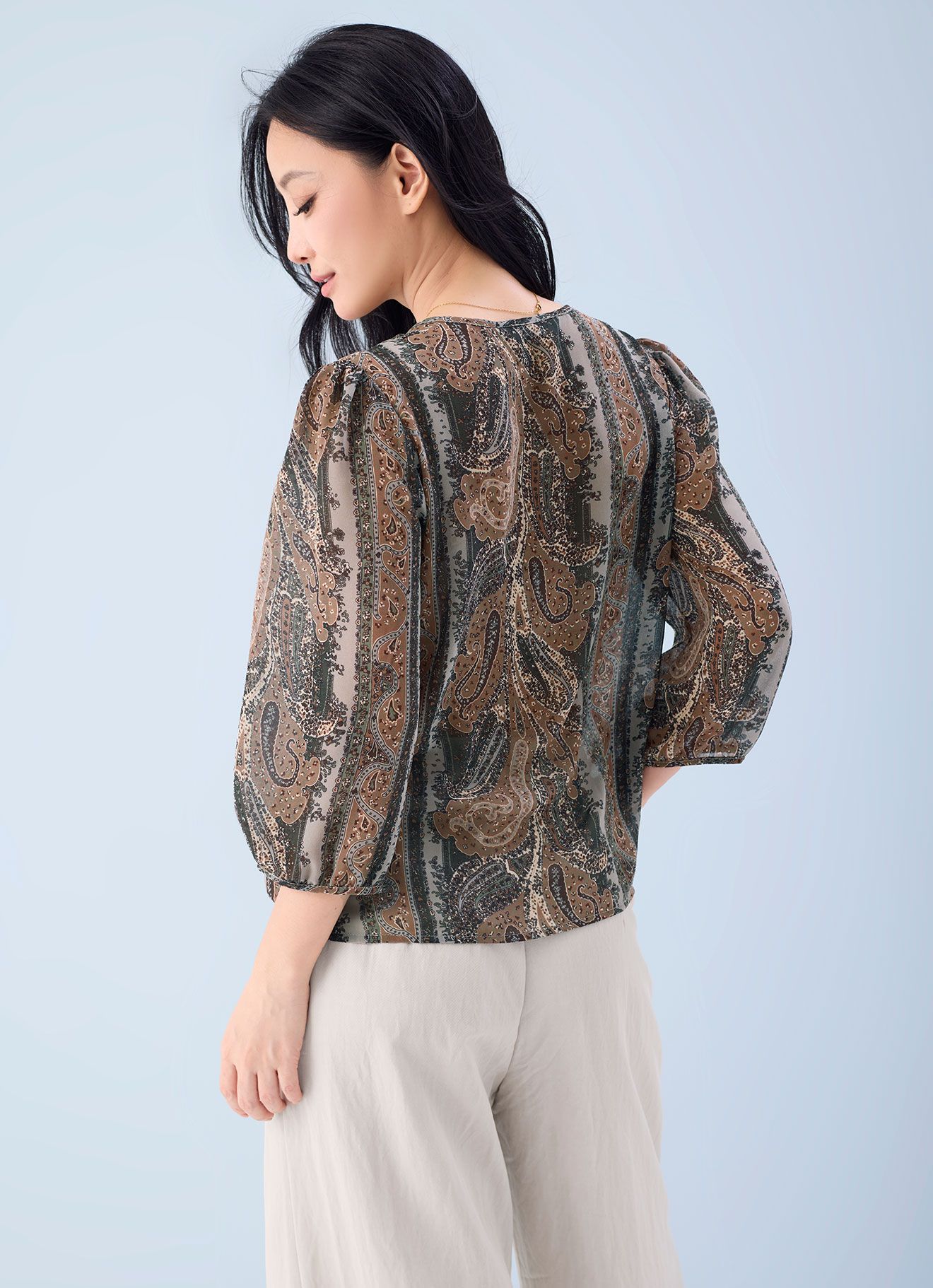 Latte by Sleeve Blouse