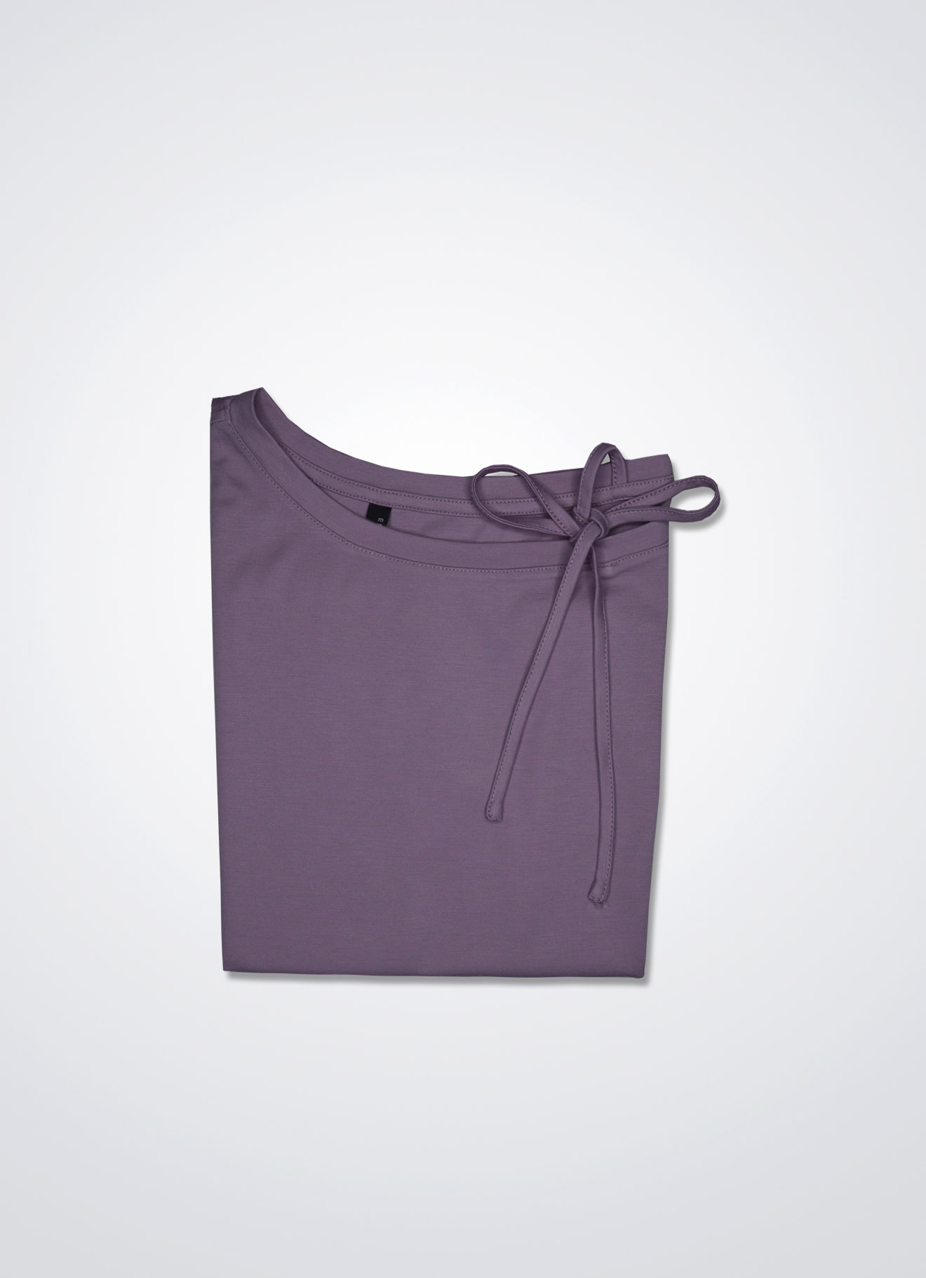 Lavender-Mist by One Shoulder Tie Top