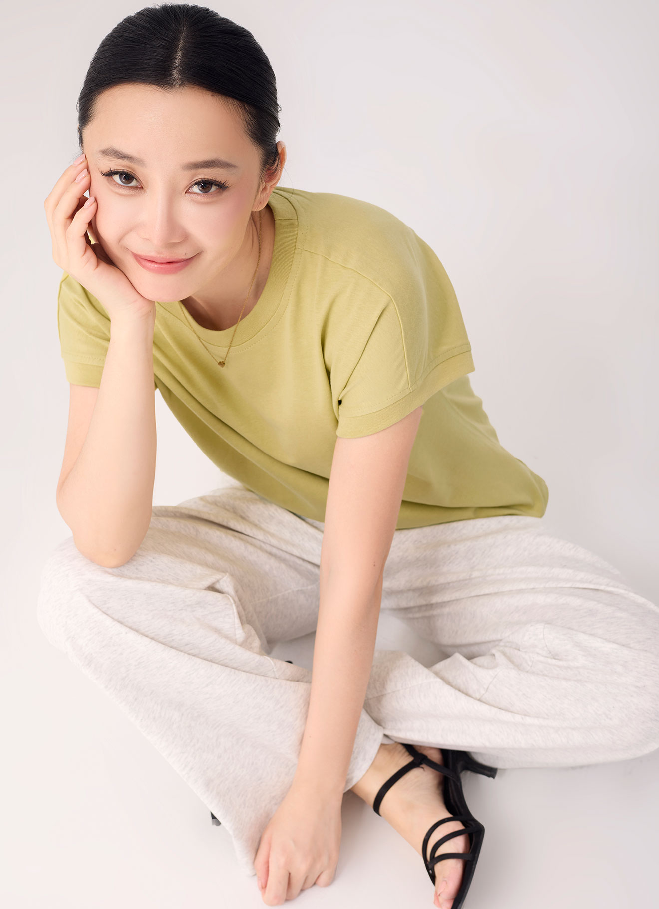 Lemon-Grass by Sleeve Blouse