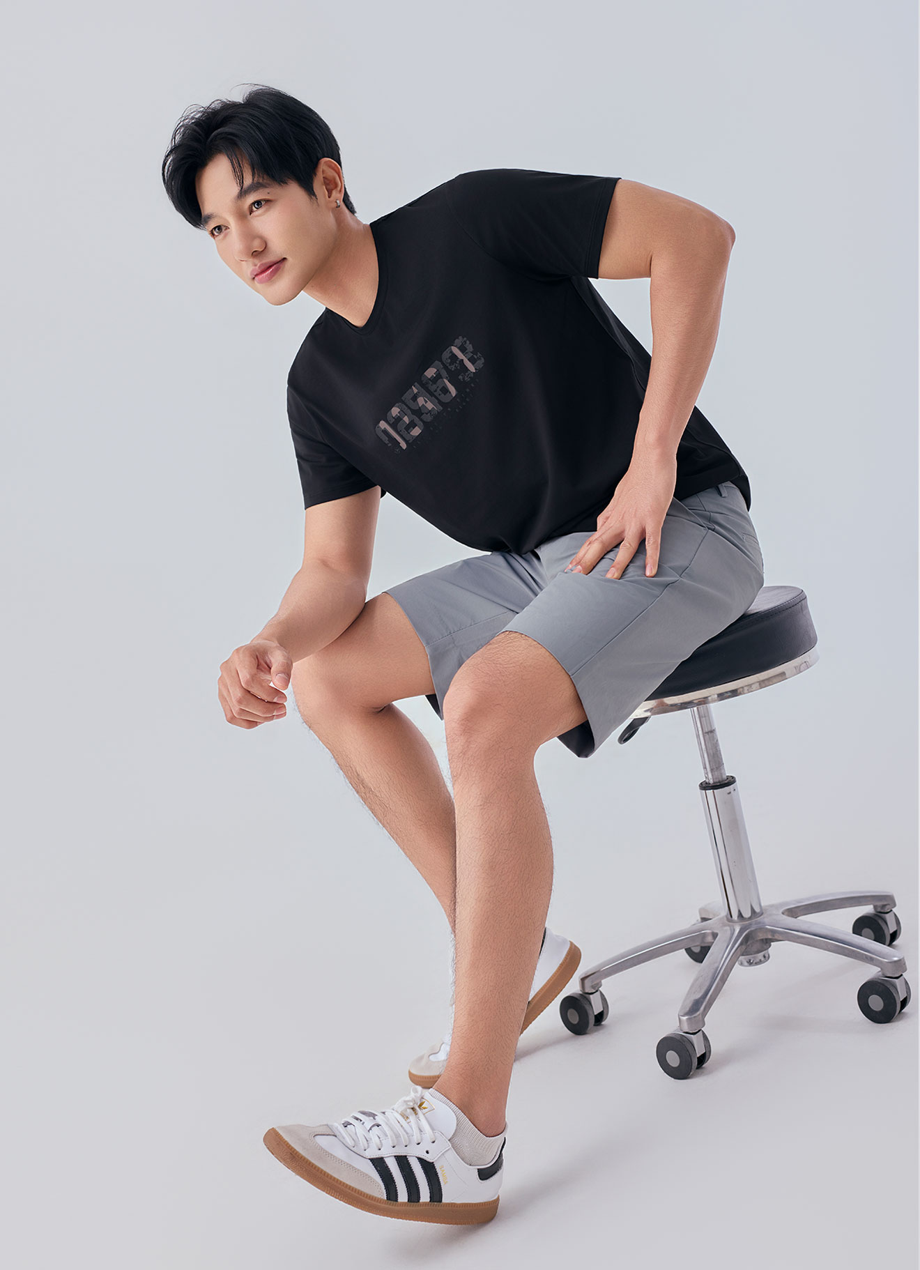 Light-Gray by Men’s Short Pants