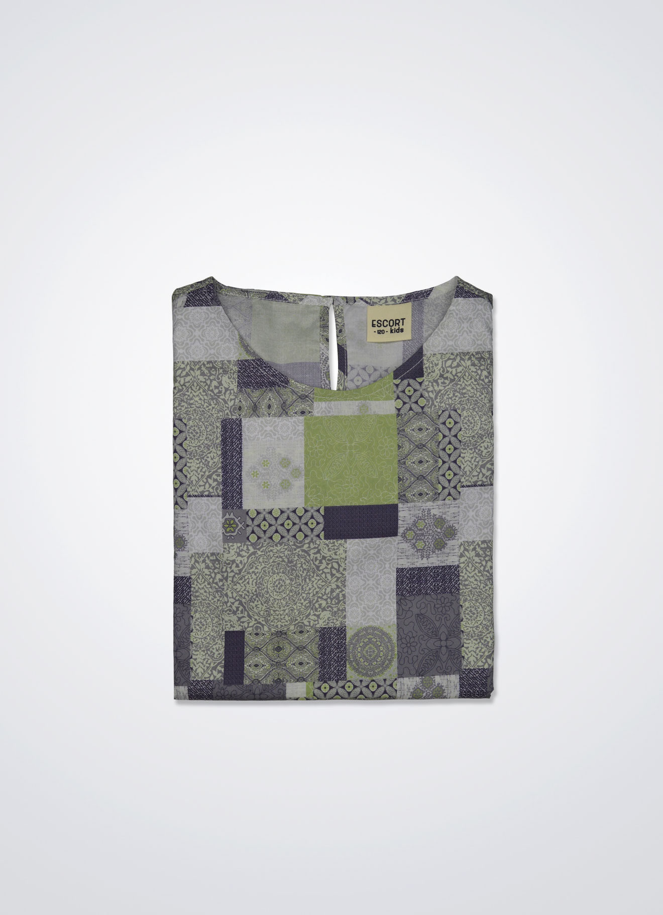 Lily-Green by Pleated Dress