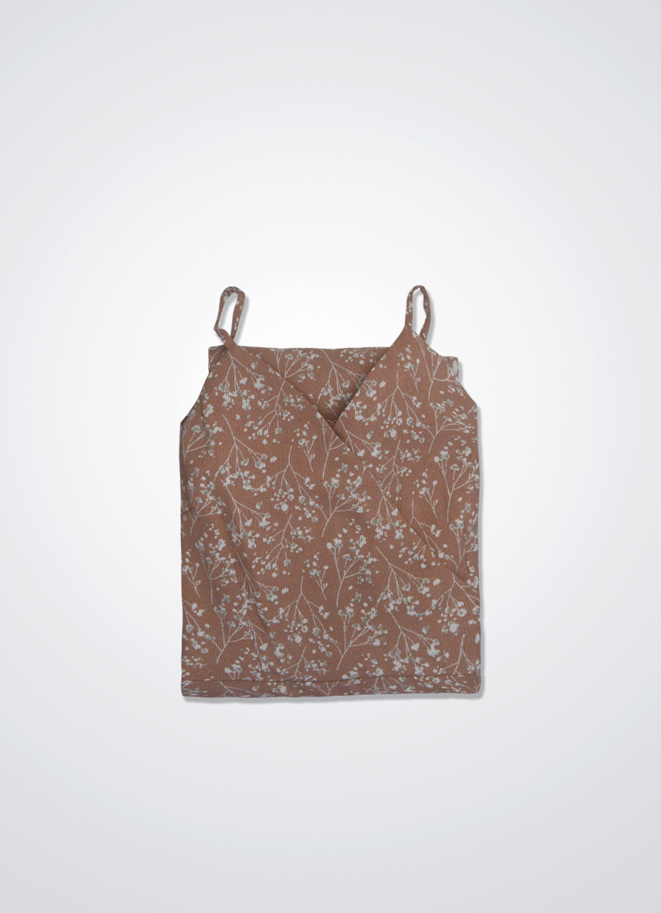 Mocha-Mousse by Printed Dress