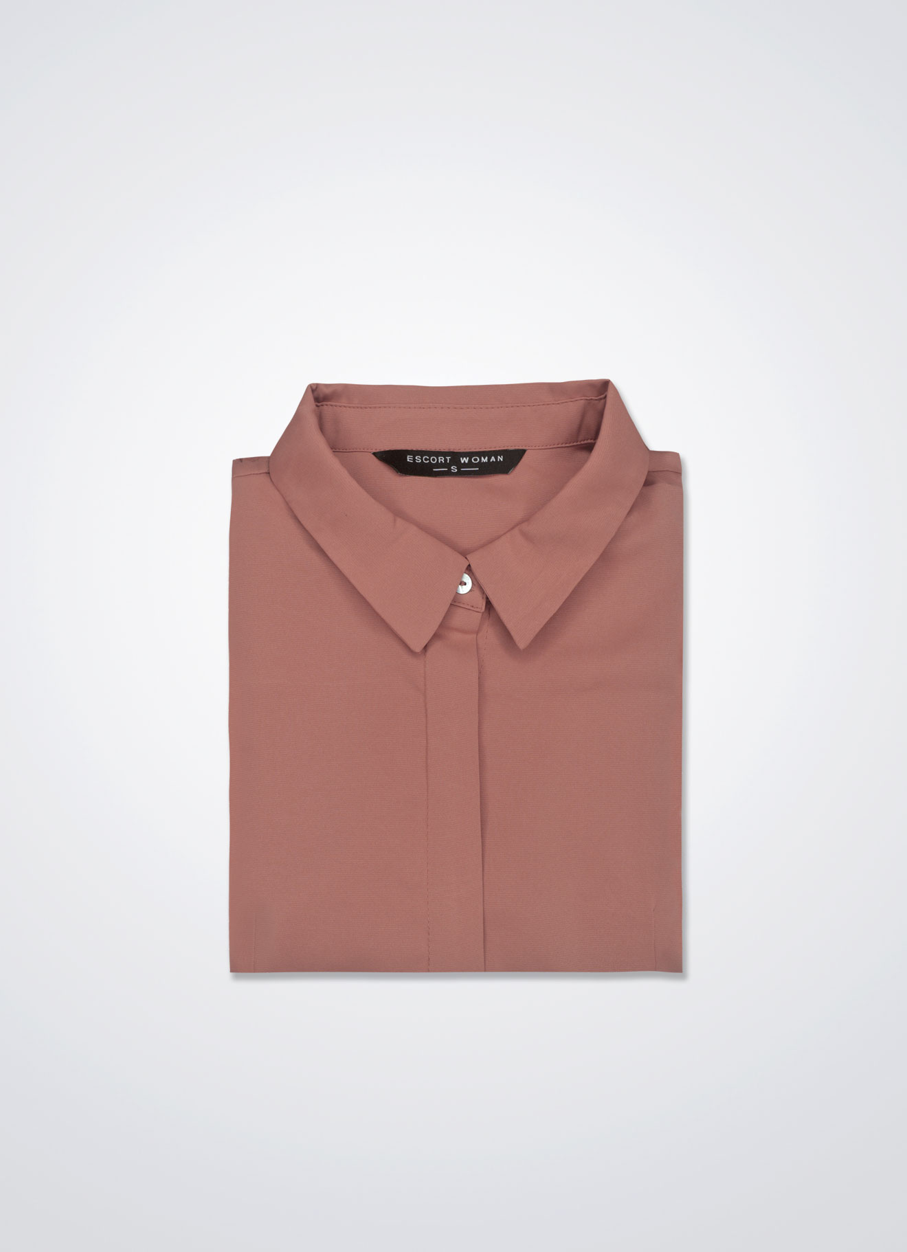 Mocha-Mousse by Long Sleeve Shirt