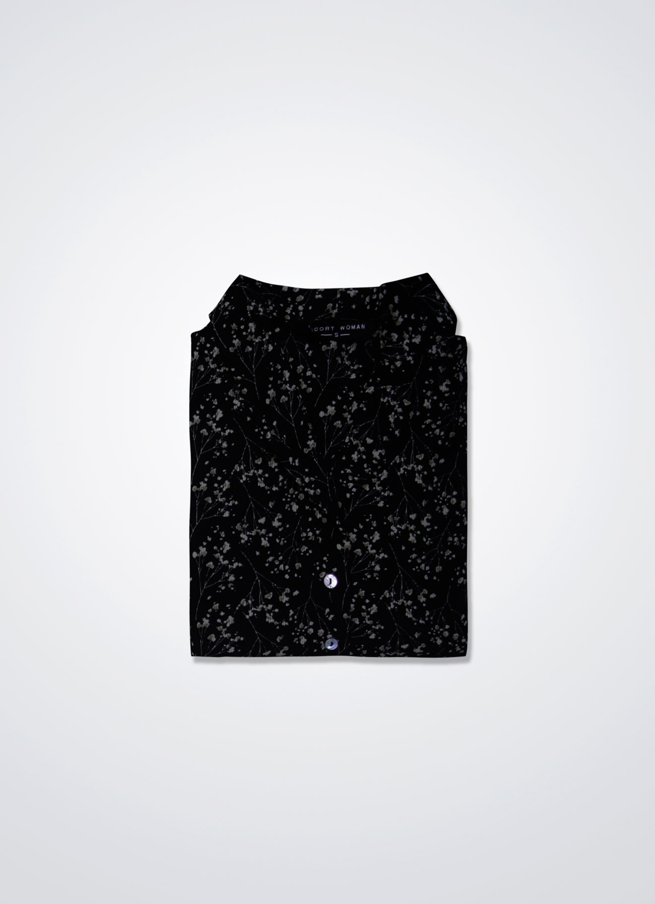 Moonless-Night by Printed Blouse