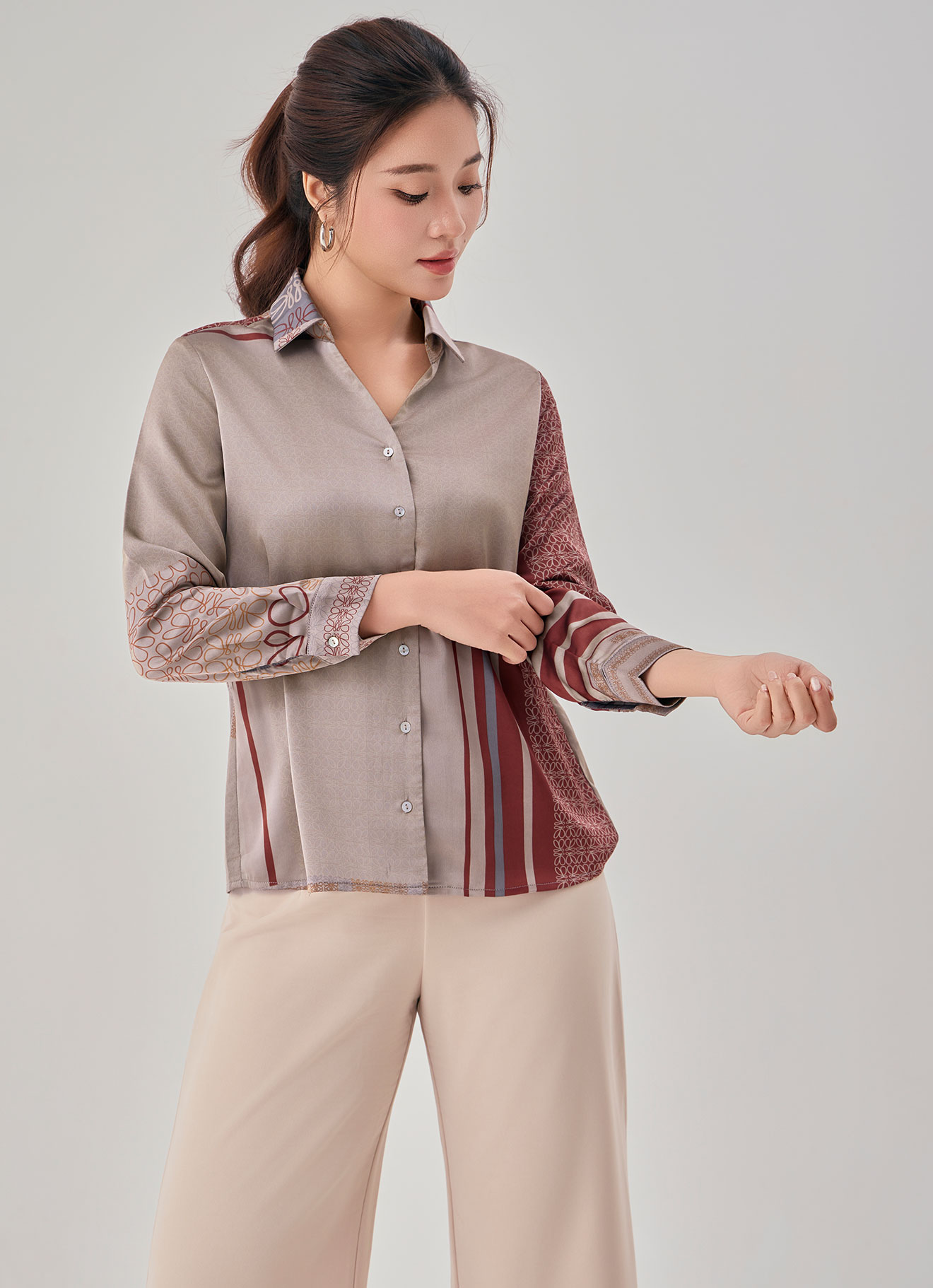 Mushroom by Printed Shirt