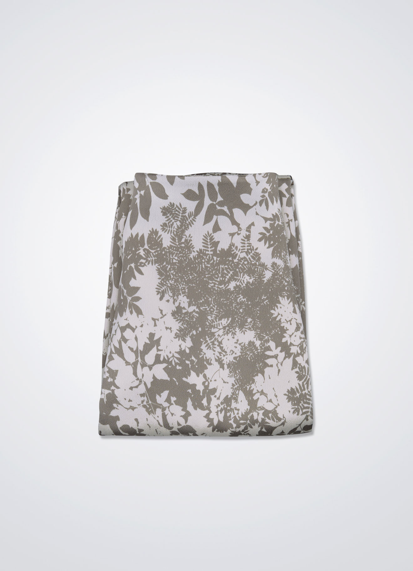 Mushroom by Printed A-Line Midi Skirt