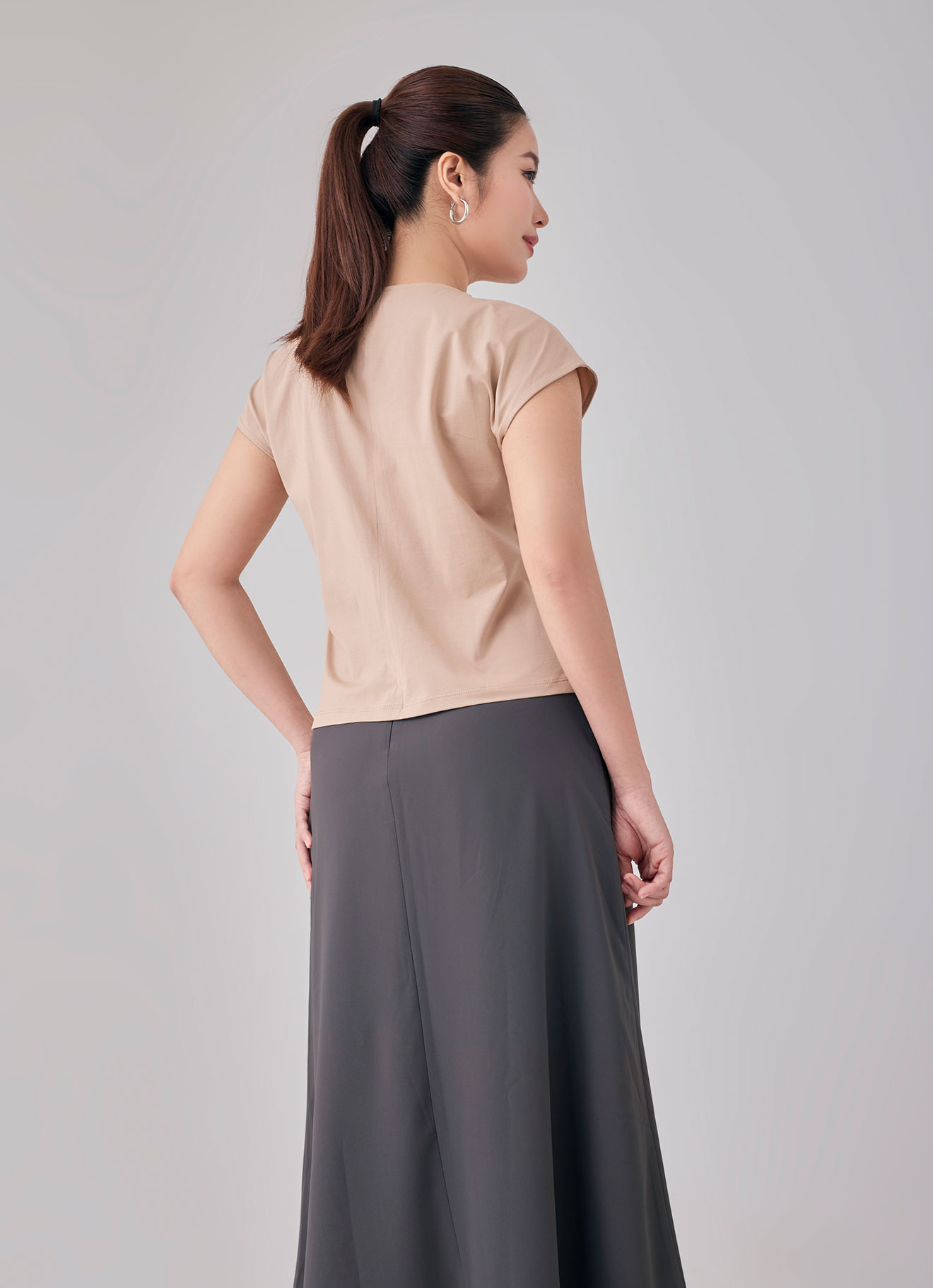 Nougat by V-Neck Blouse