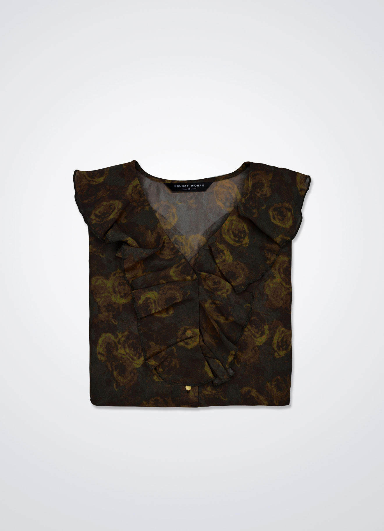 Oak-Buff by Pleated Top
