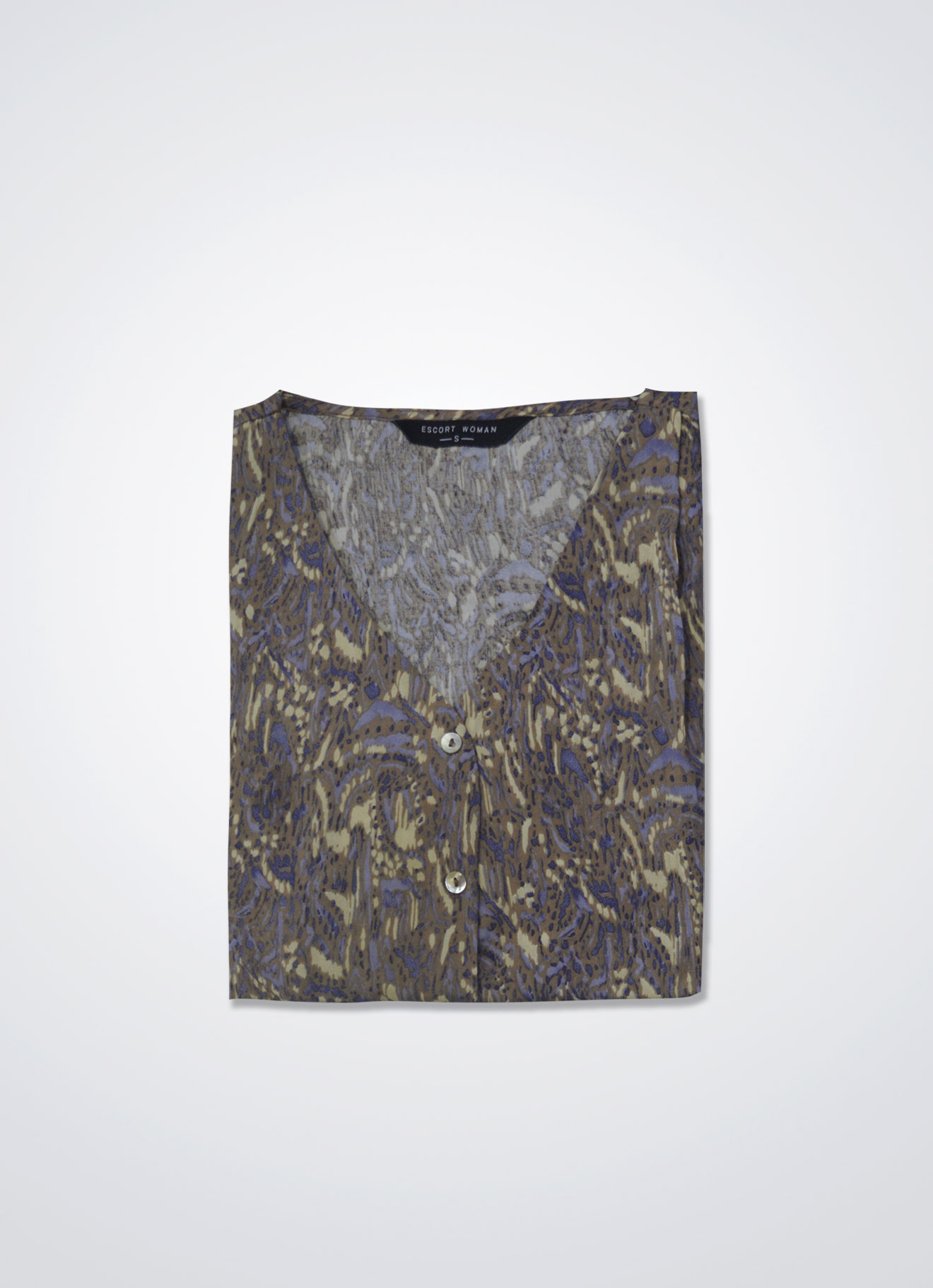 Otter by V-Neck Blouse